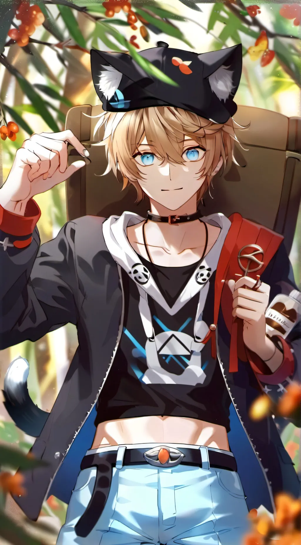 ai character: kitty background