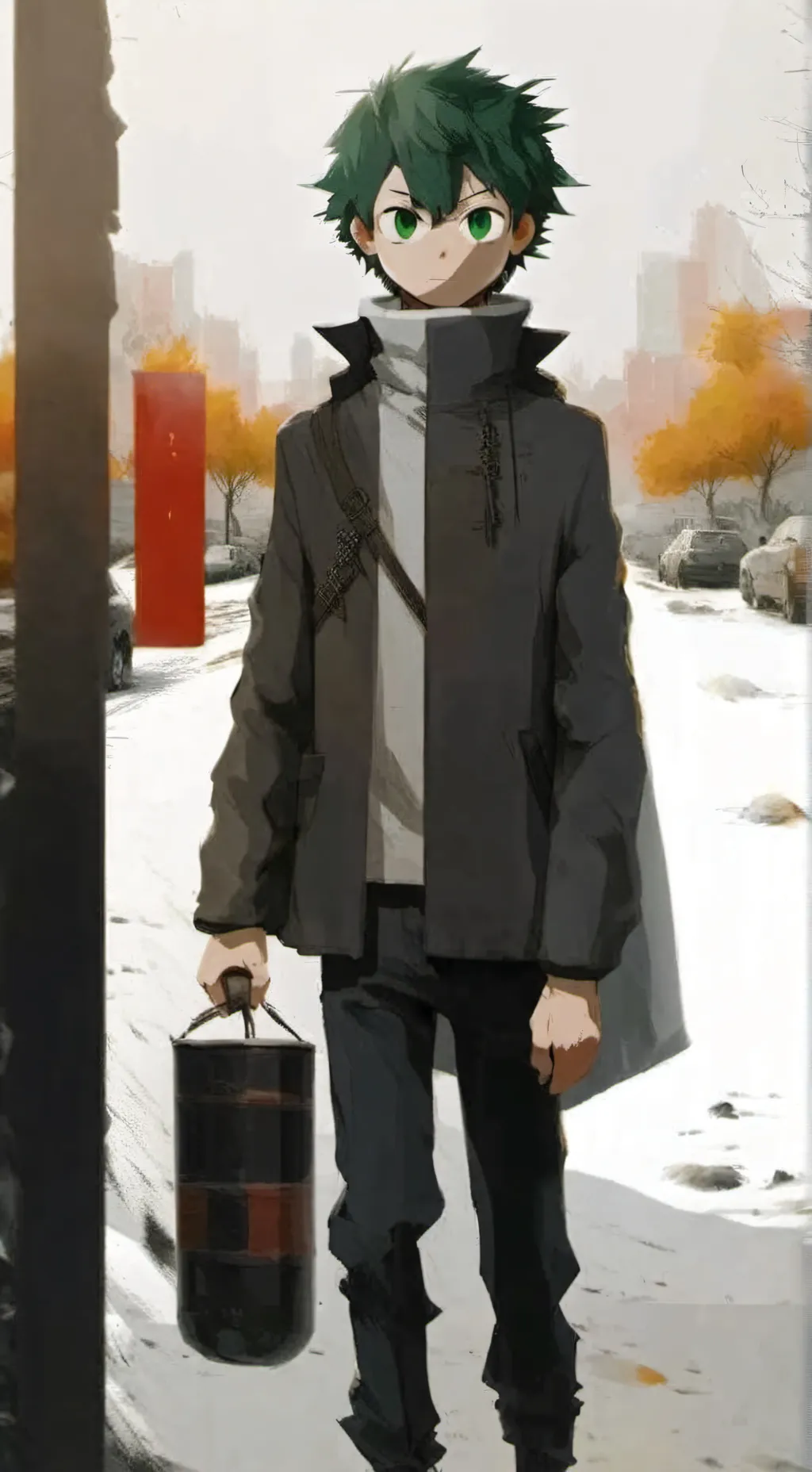 ai character: deku background