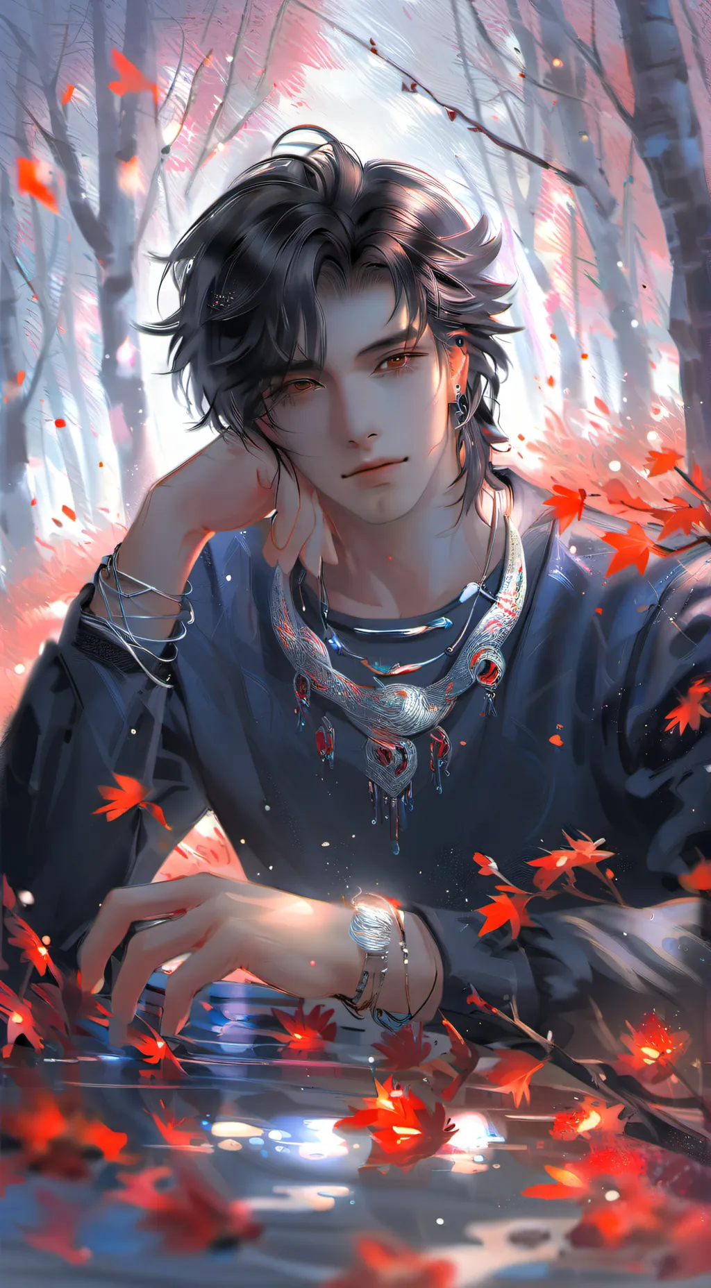 ai character: 💙Aiden💙 background