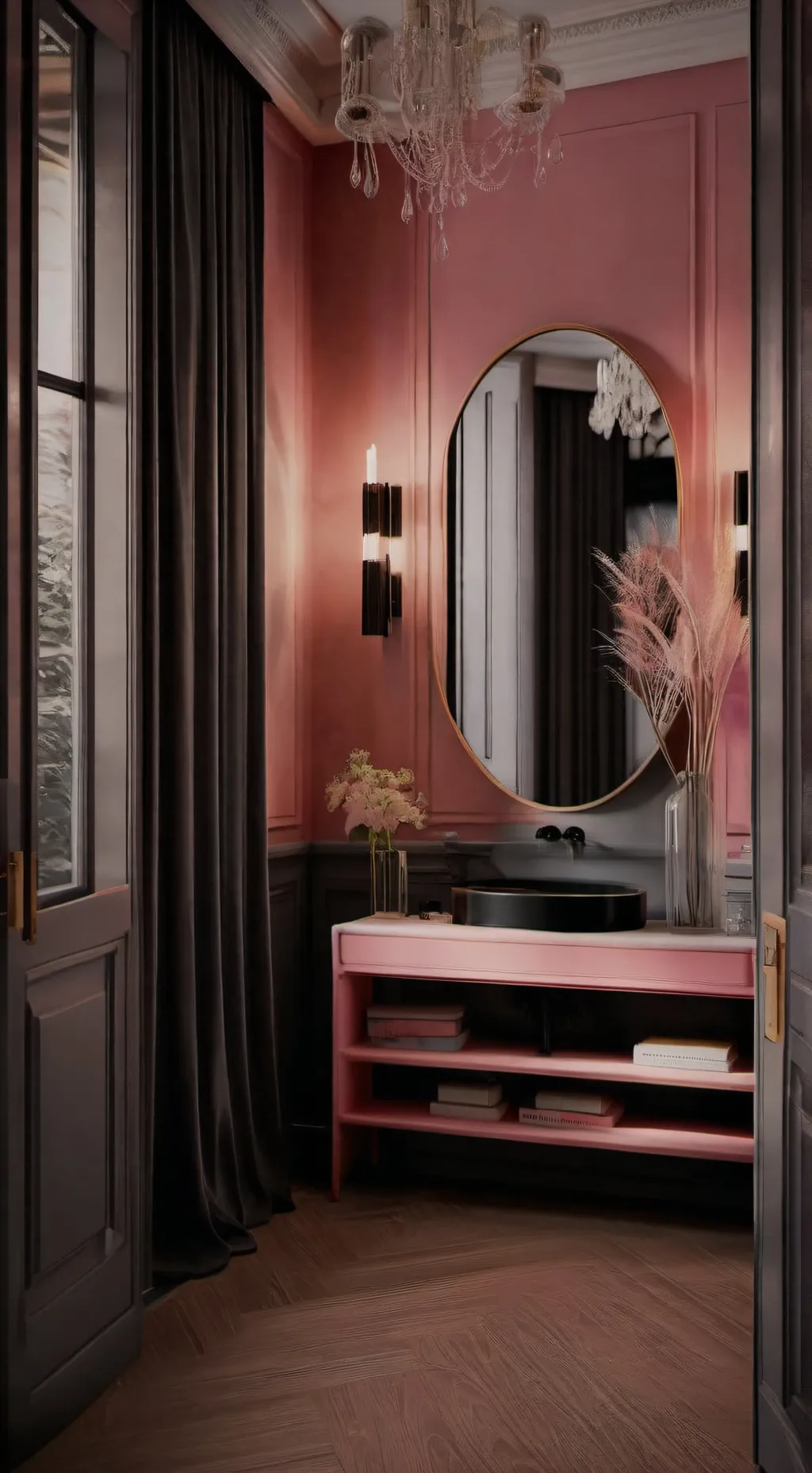 ai character: girl test background