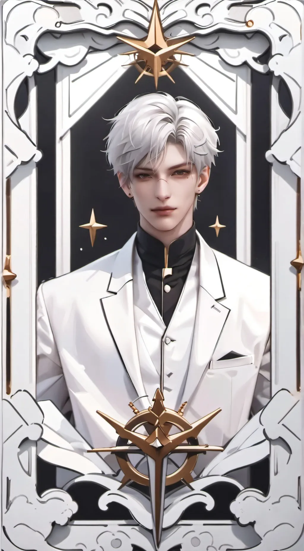 ai character: sylus  background