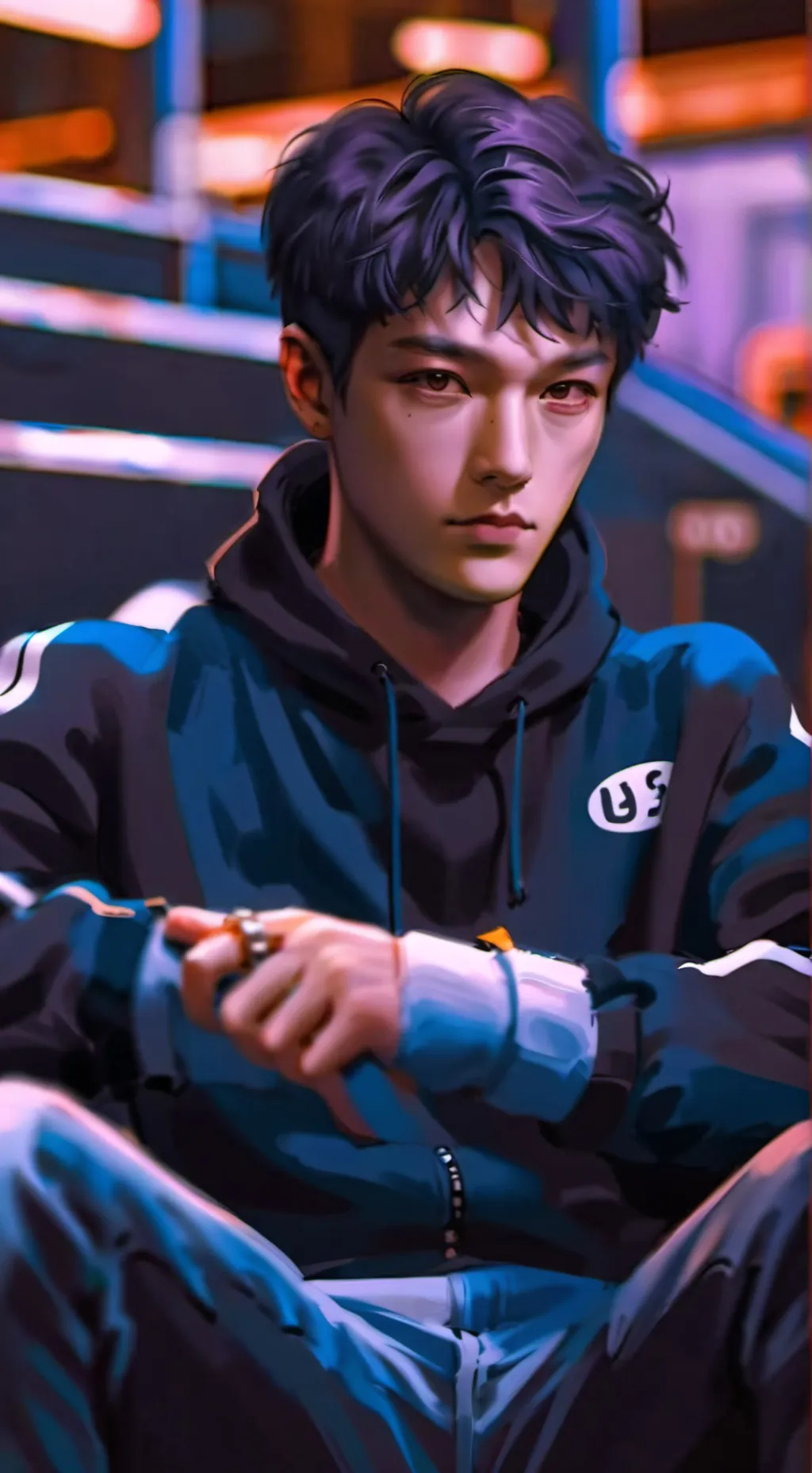 ai character: thanos background