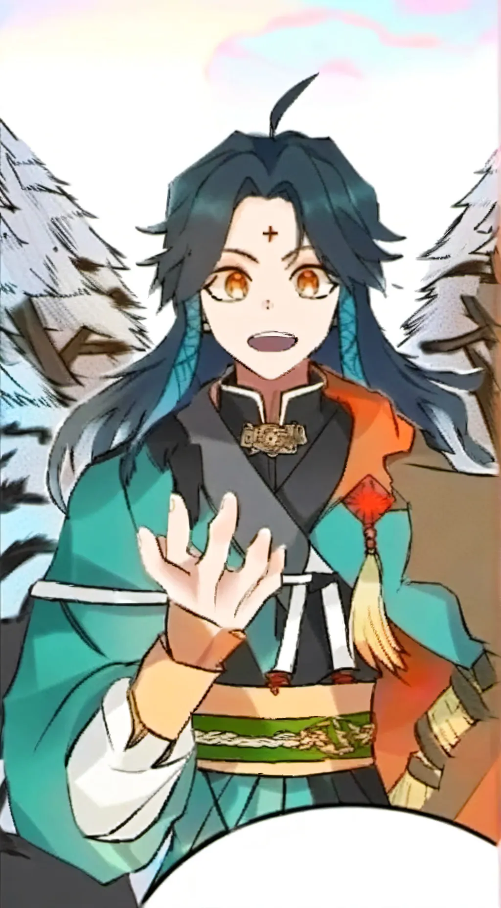 ai character: сяо background