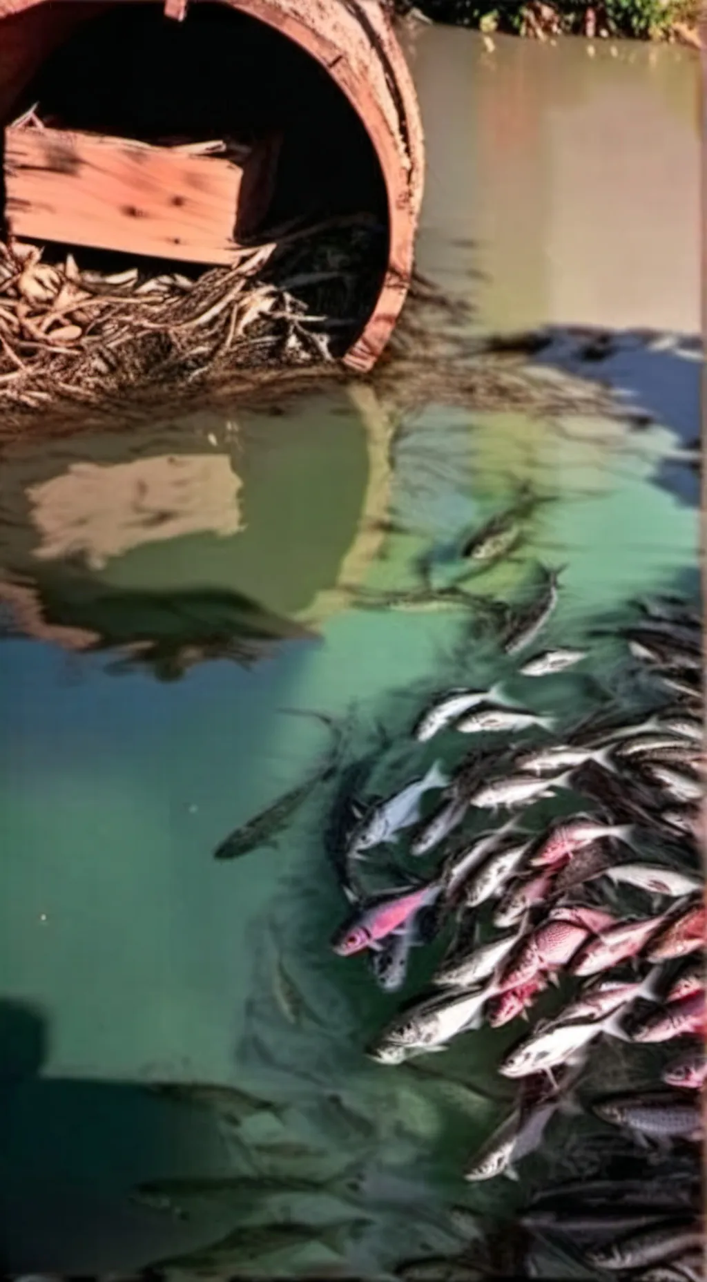 ai character: Full body fish spa background