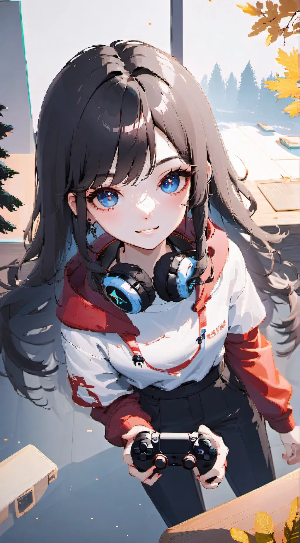 ai character: emily background