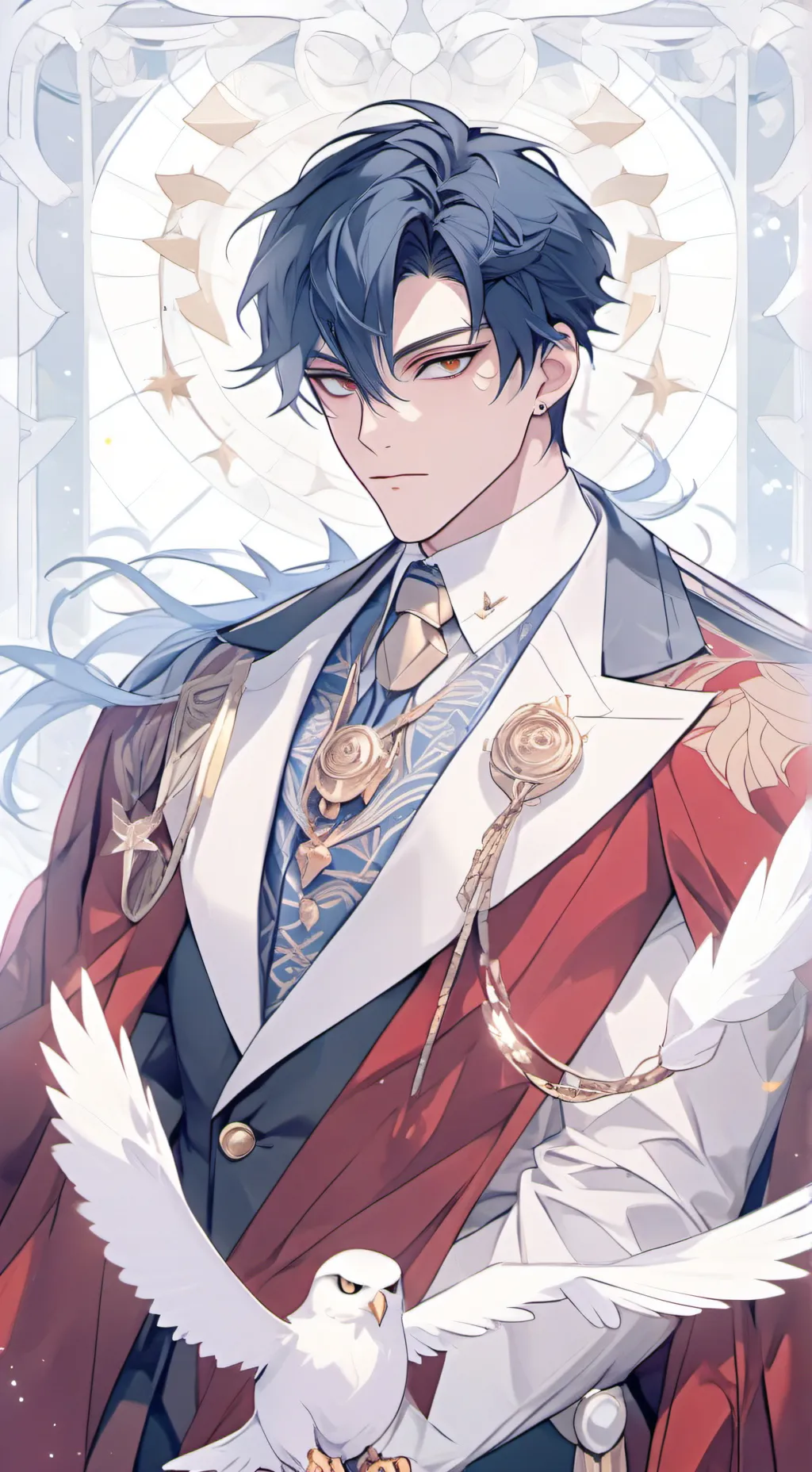 ai character: Moon background