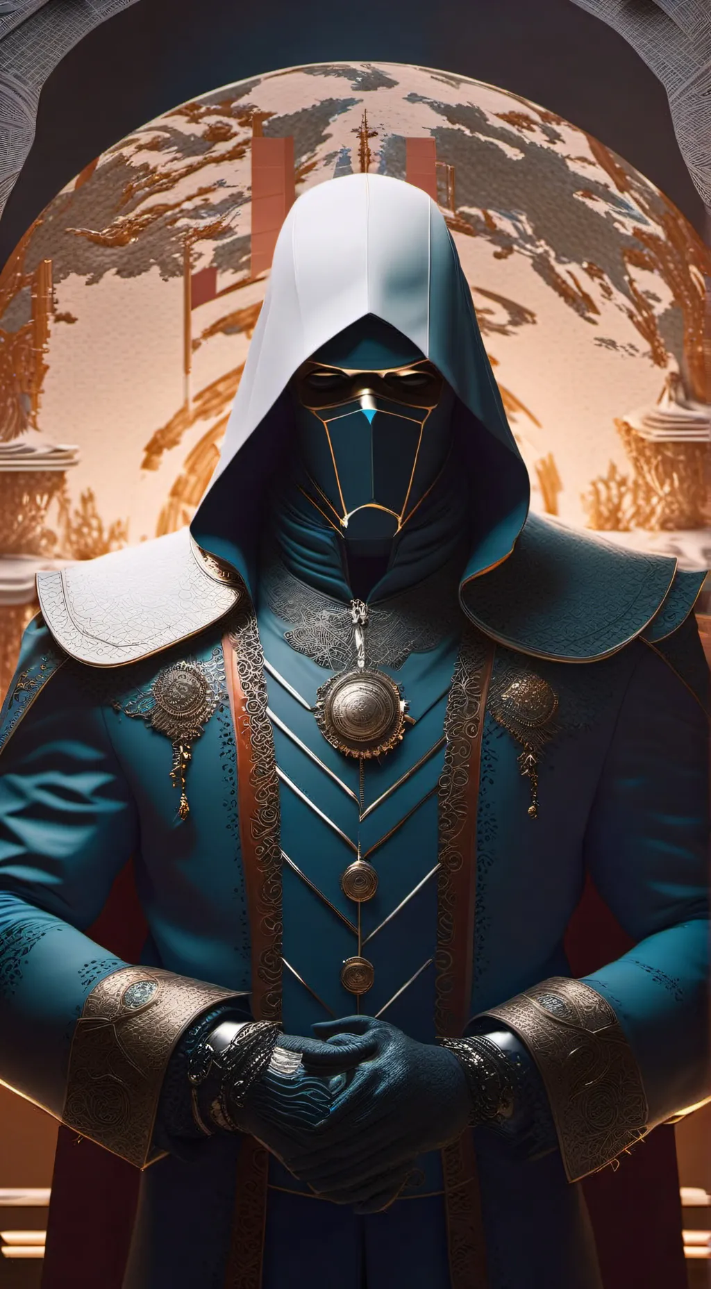 ai character: ojo negro  background