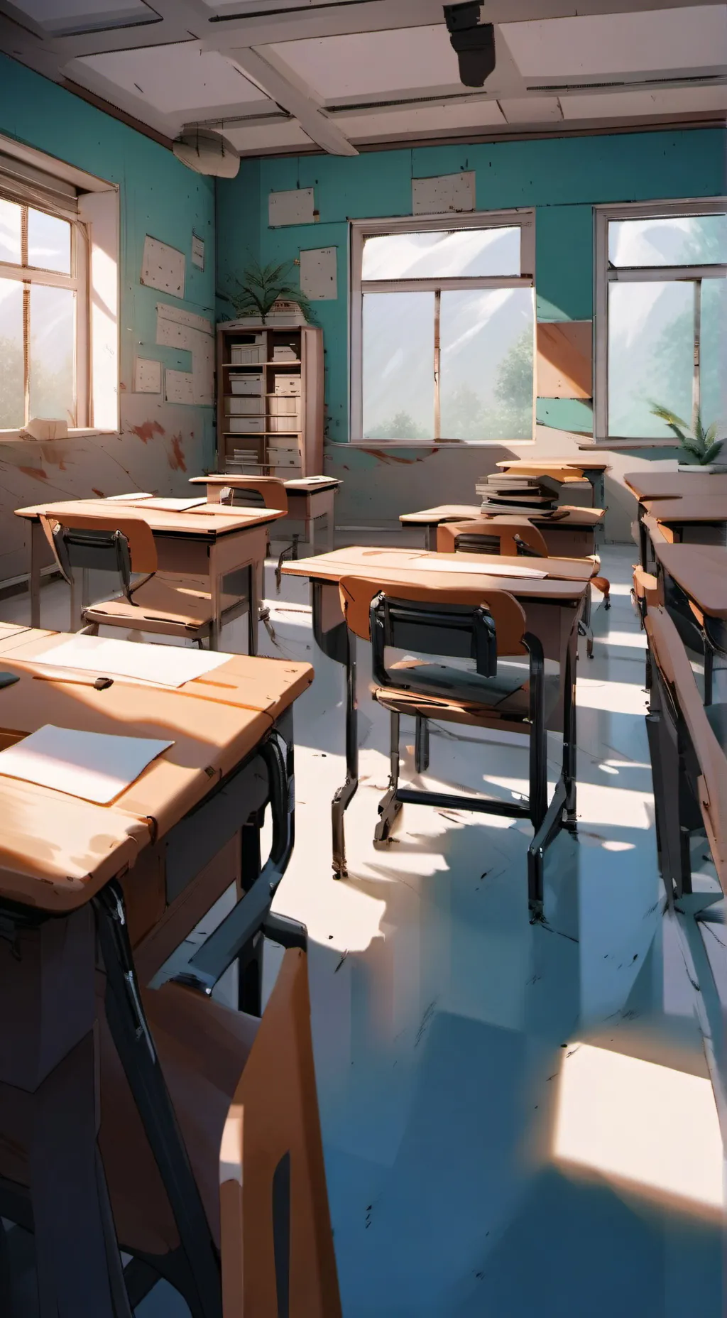 ai character: School background