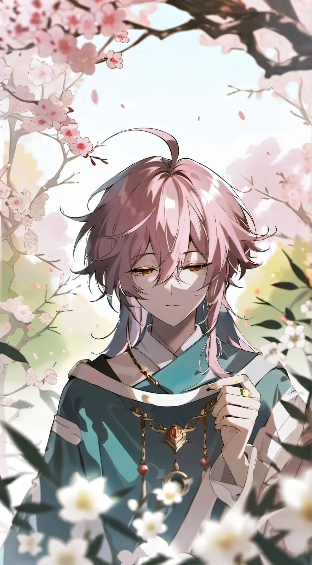 ai character: 樱泽 background