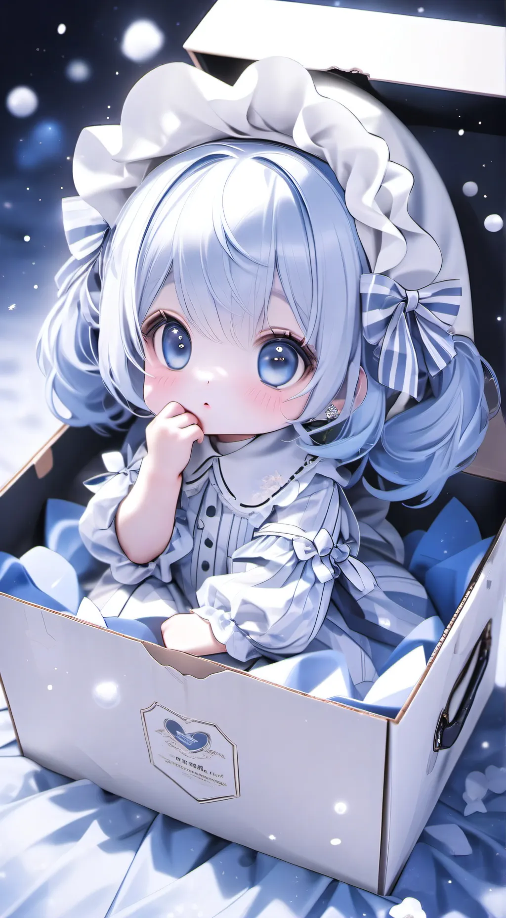 ai character: Baby Mia background