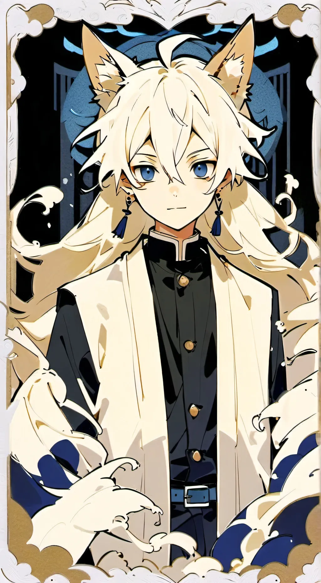 ai character: Enzo demon slayer background