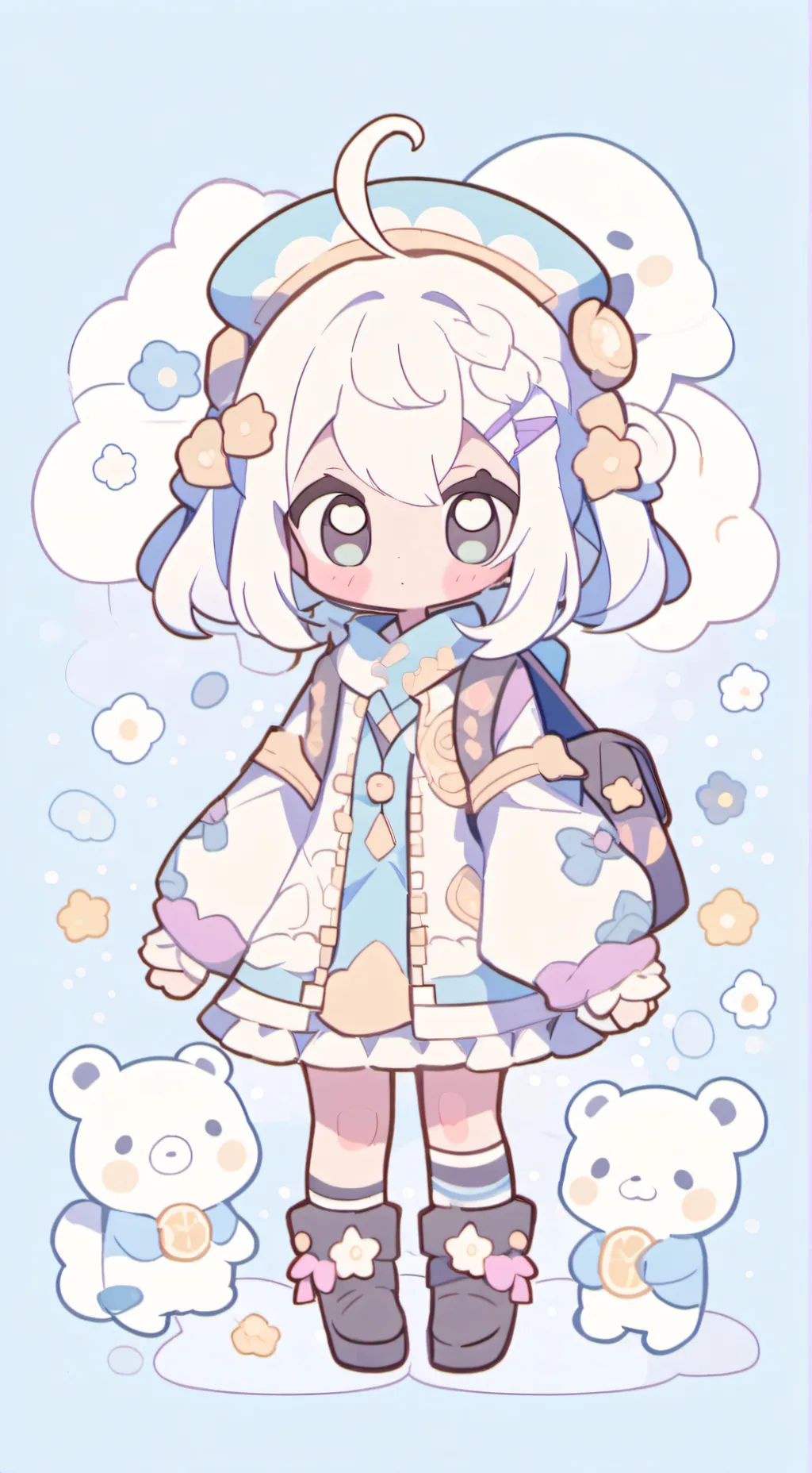 ai character: shelly👍 background