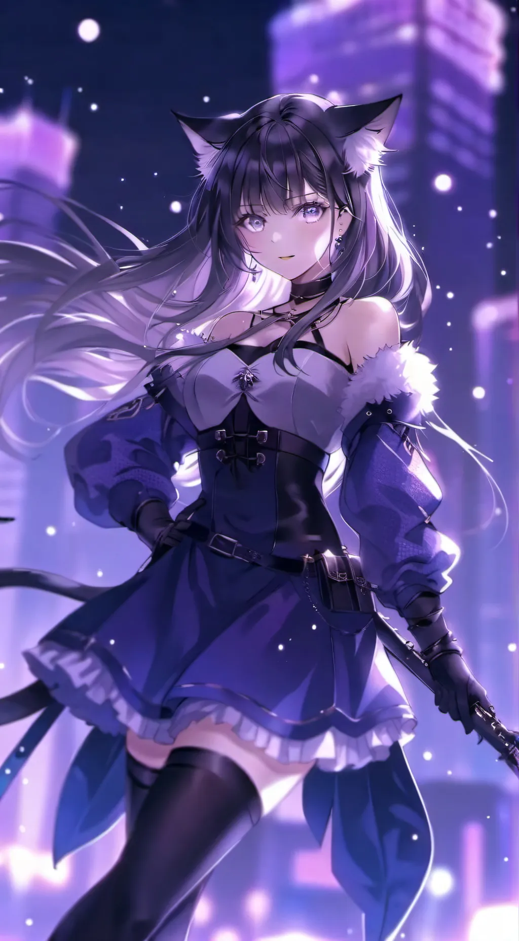 ai character: Luna background