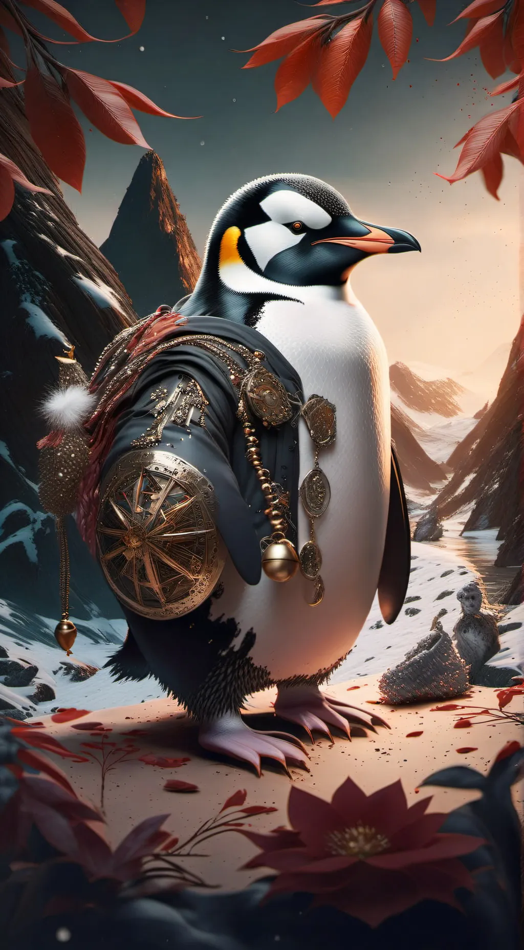 ai character: ICE KINGDOM  background