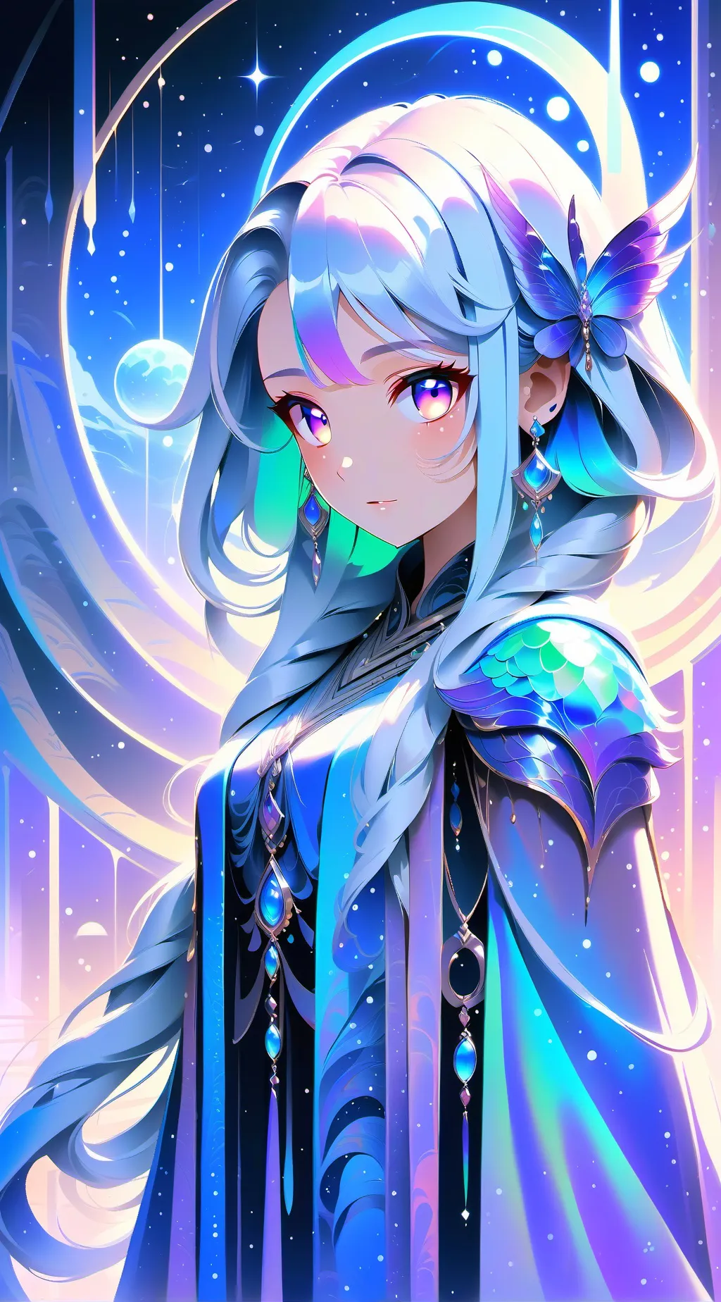 ai character: the moon Fowler background