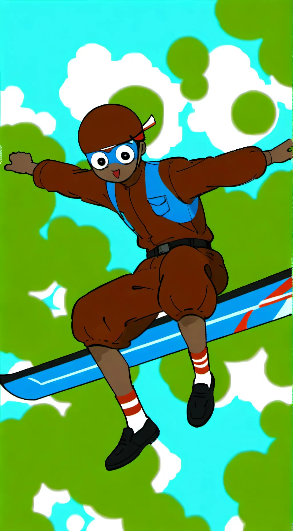 ai character: Brud el pendejo background