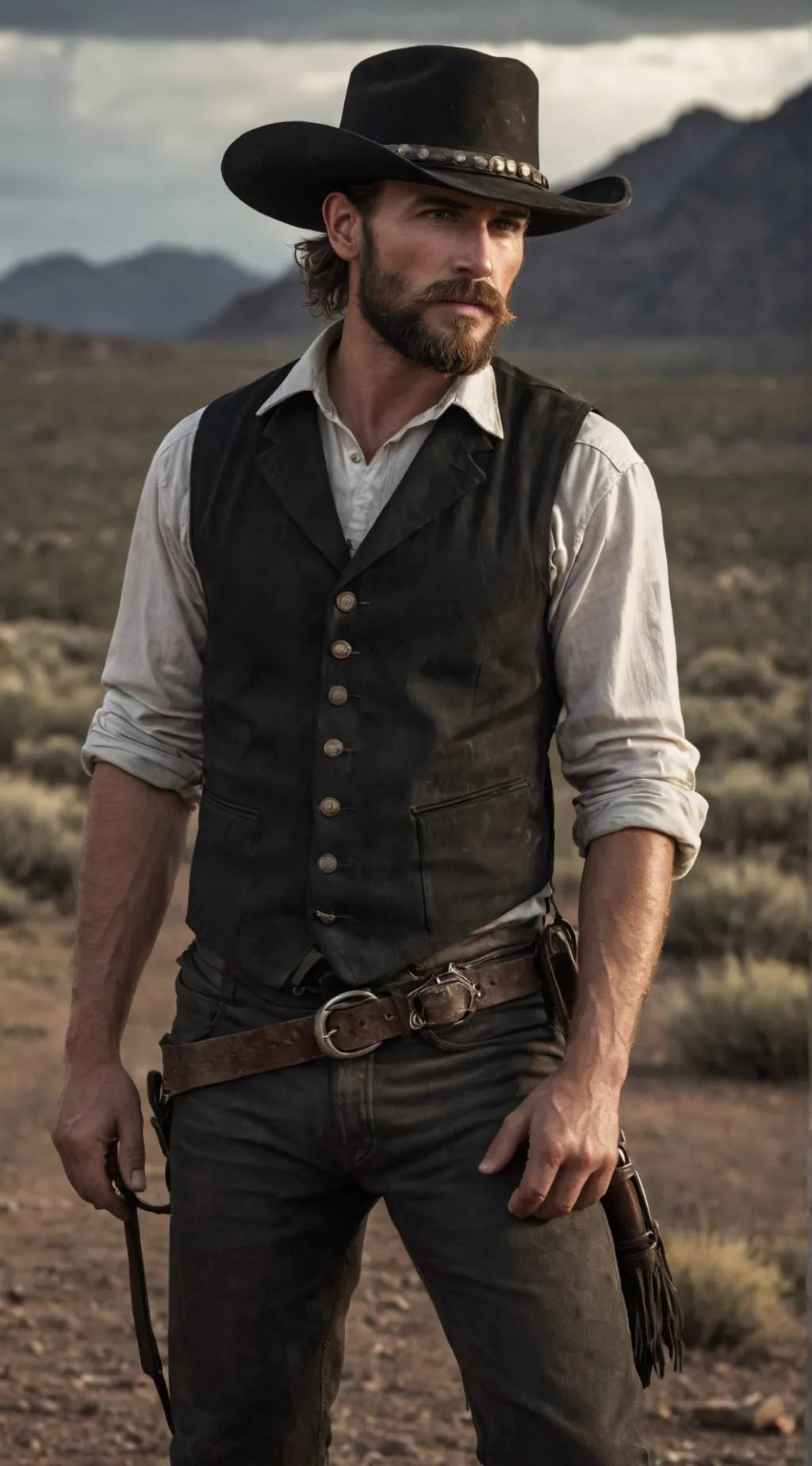 ai character: Micah Bell background