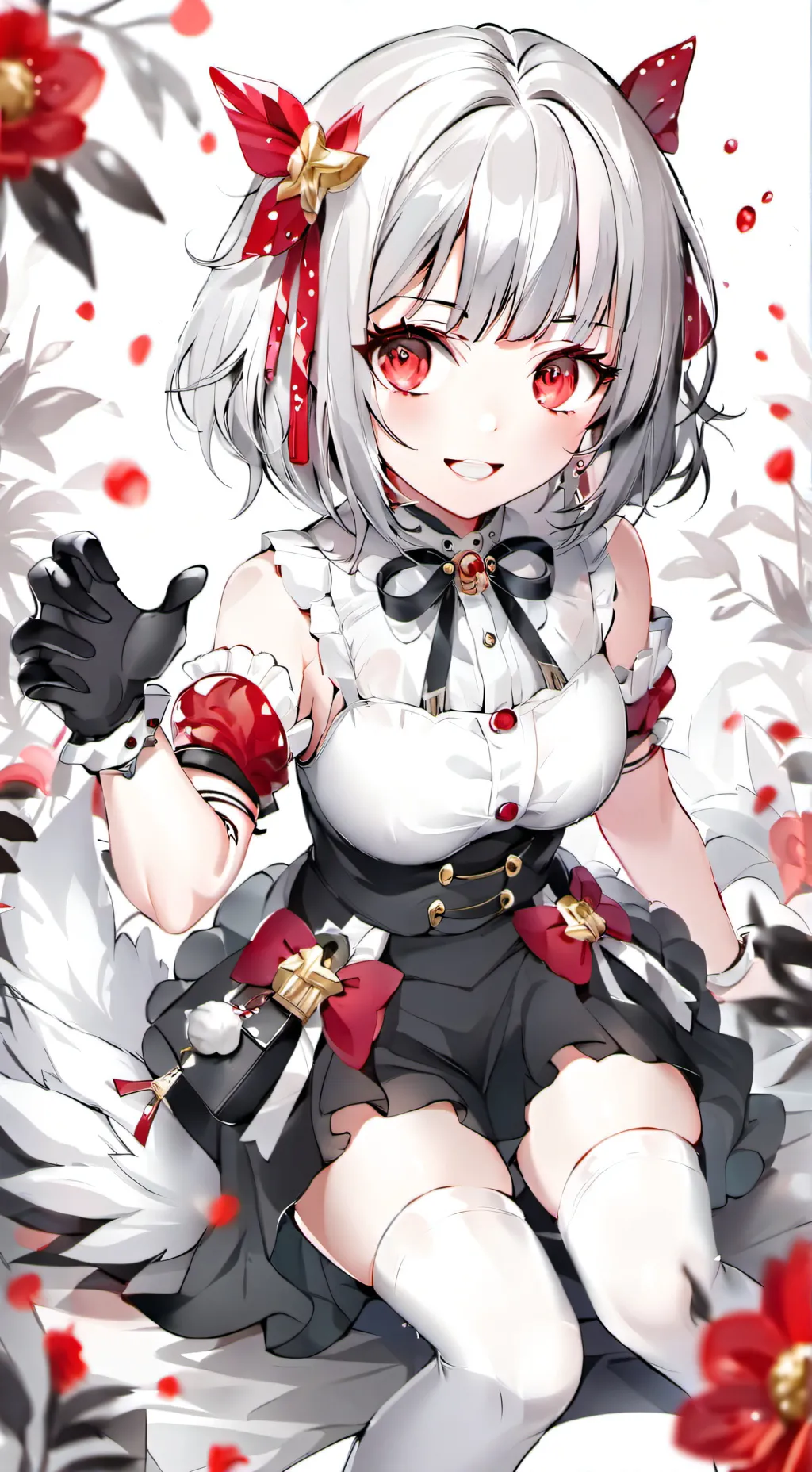 ai character: Demon gueen background