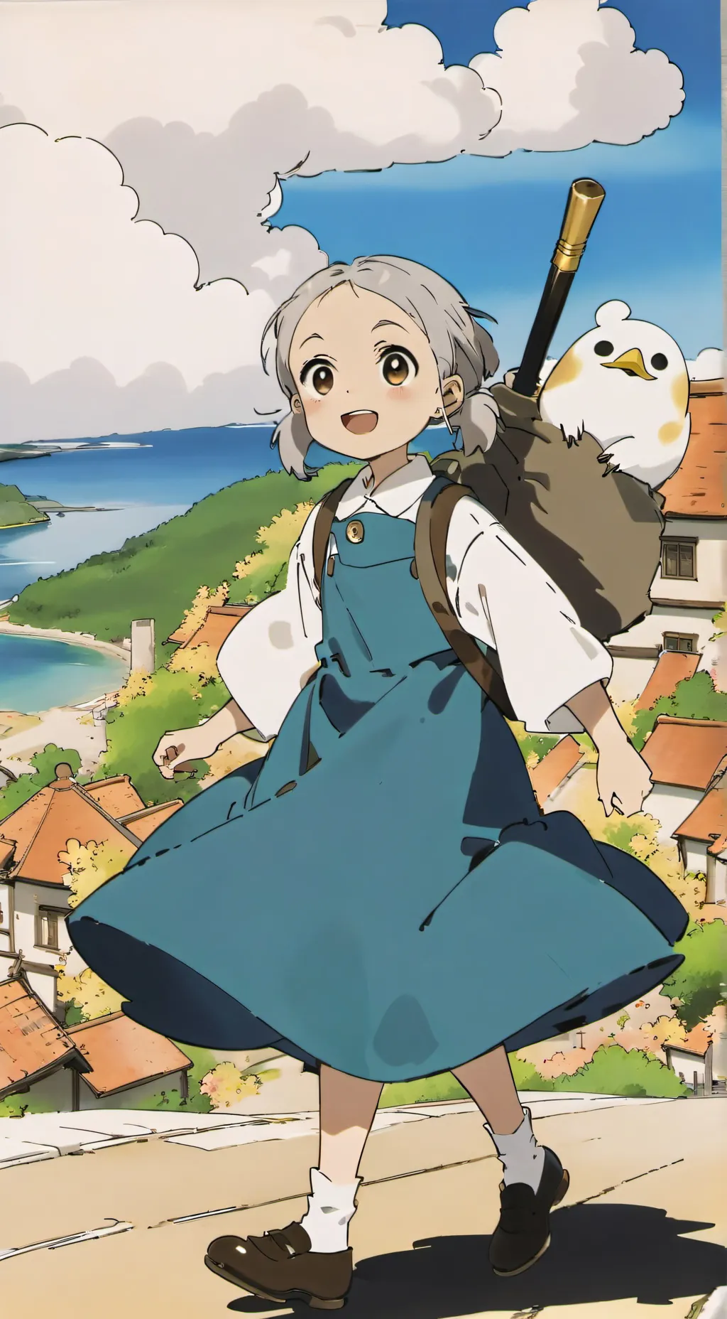 ai character:  Moon version background