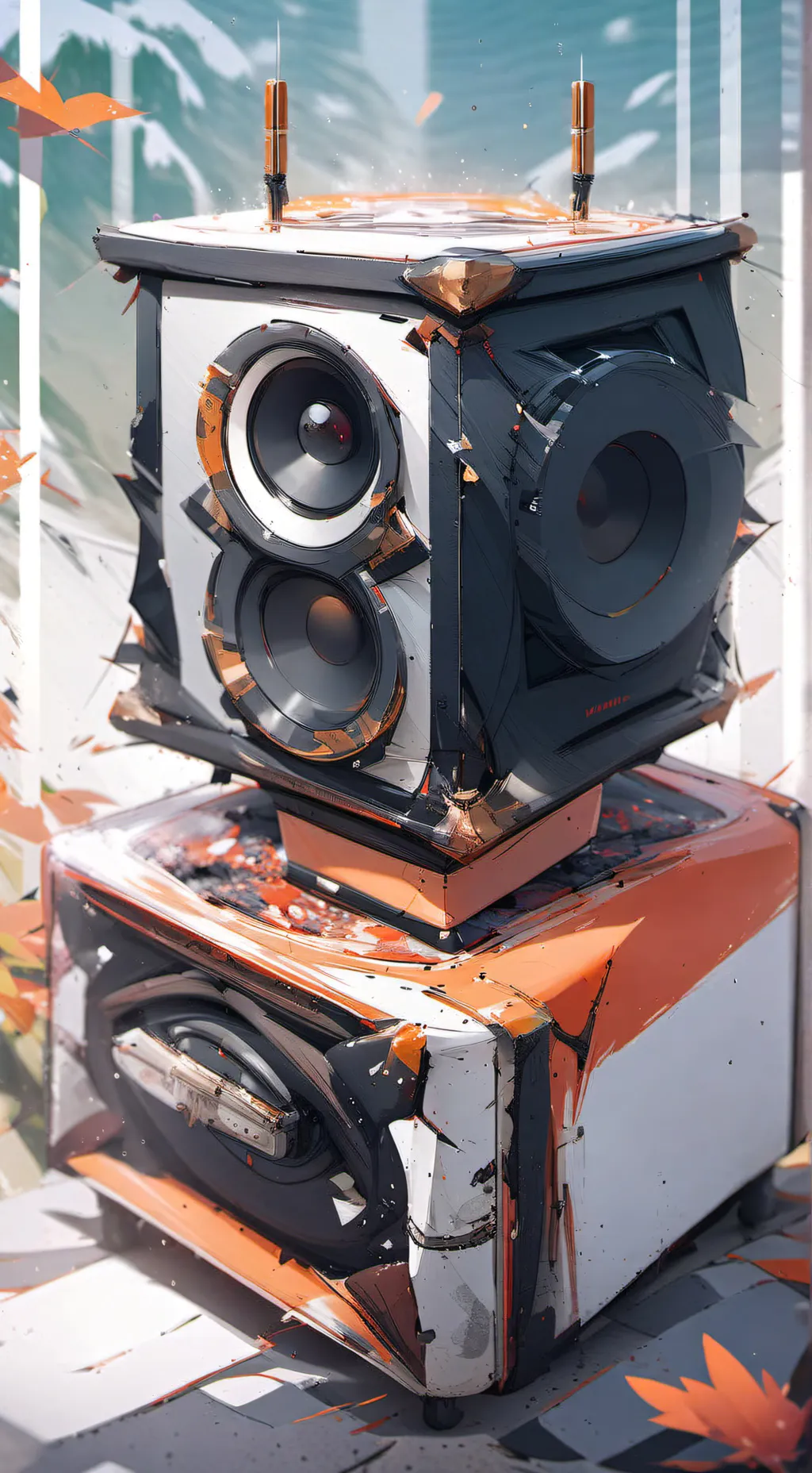 ai character: titan speaker background