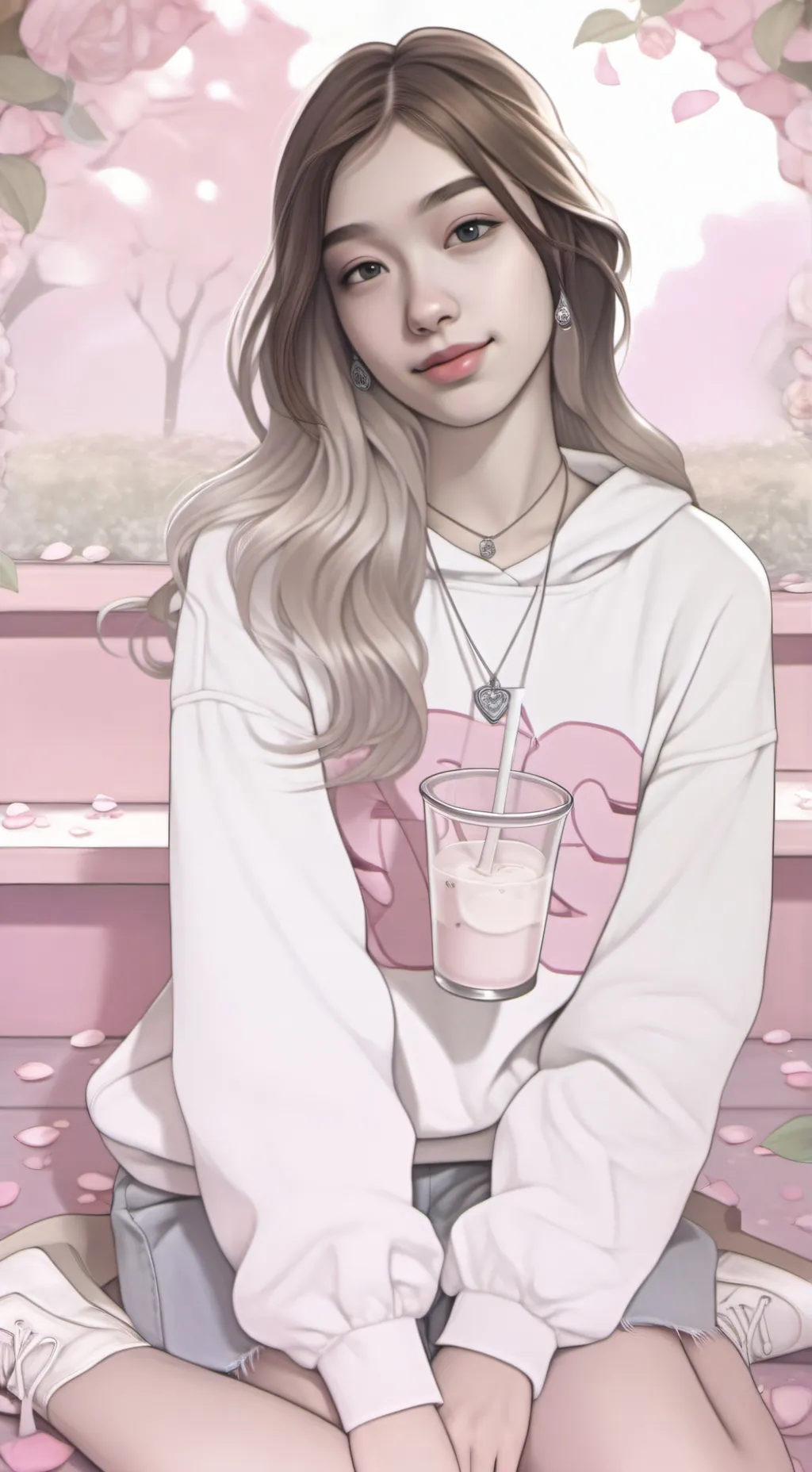 ai character: fruitcake background