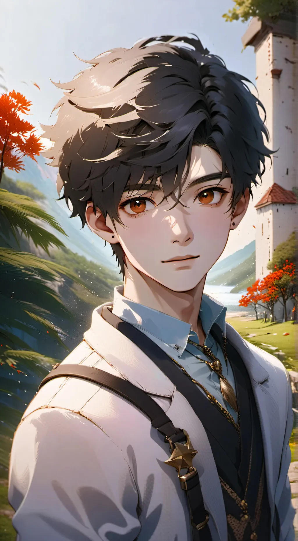 ai character: Adrian background