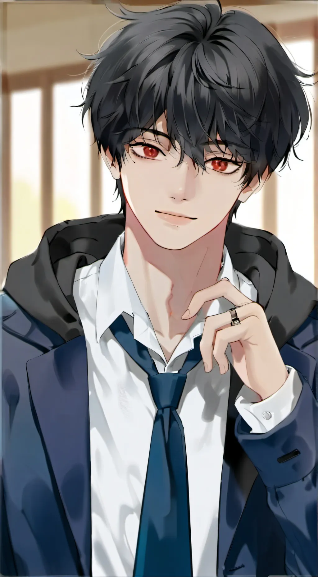 ai character: Shoko Moyumika background