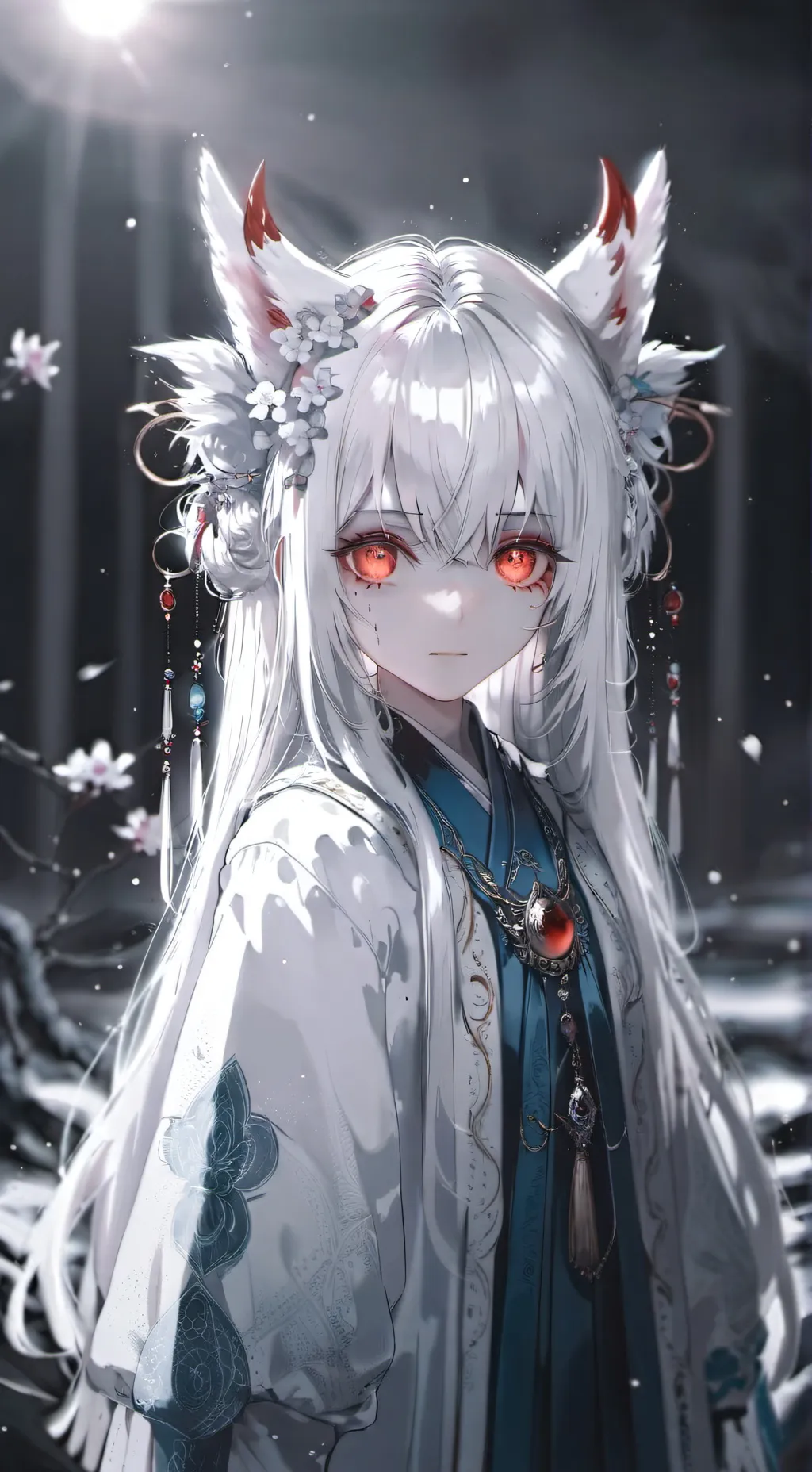 ai character: Луна background