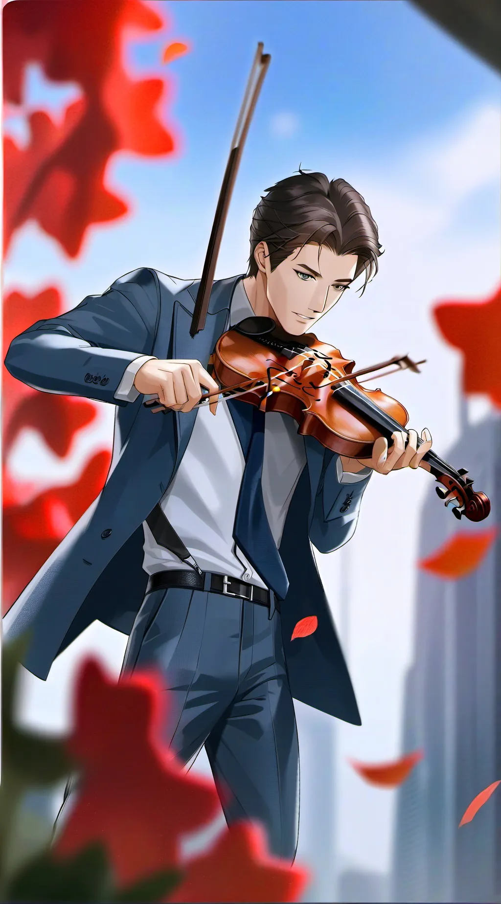 ai character: Kosuke Munakata background