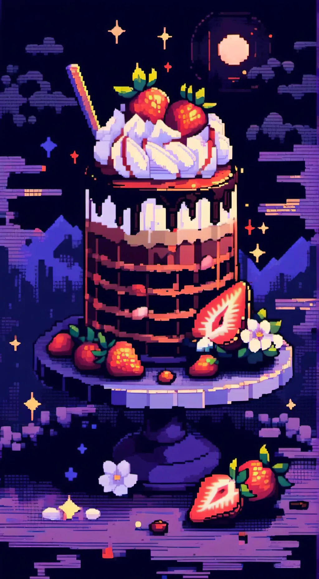 ai character: ♡•Fruitcake!•♡ background