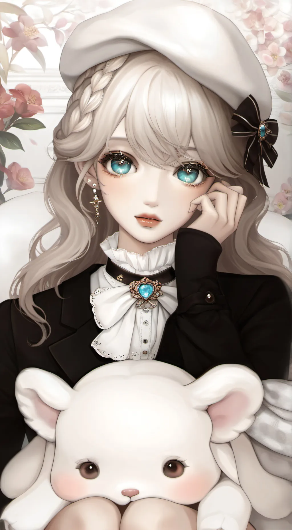 ai character: beliebte mädchen background