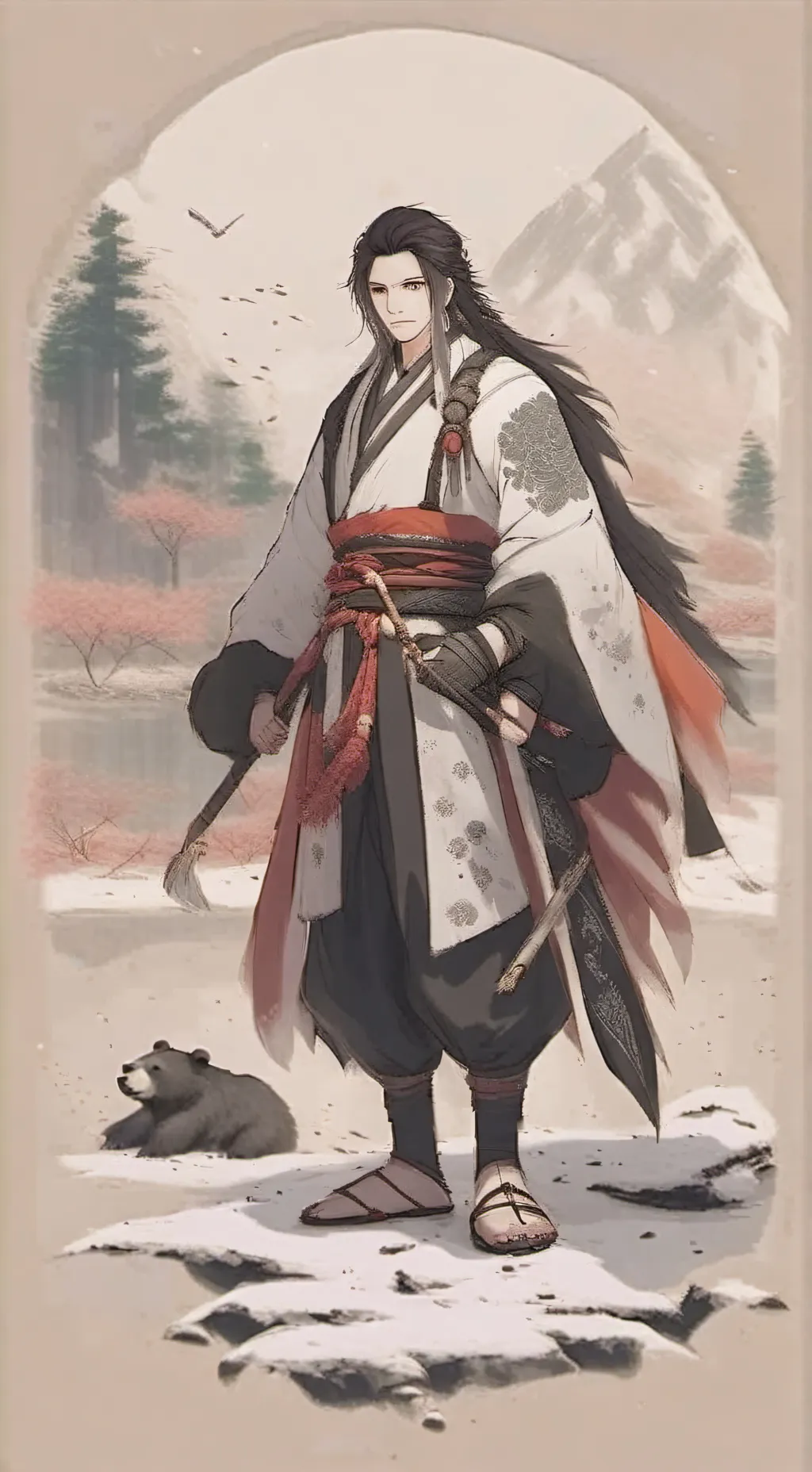 ai character: bearu of magic background