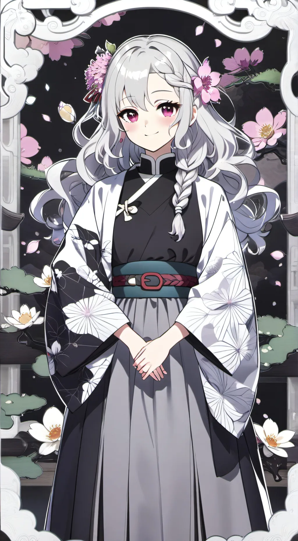 ai character: Ayame background