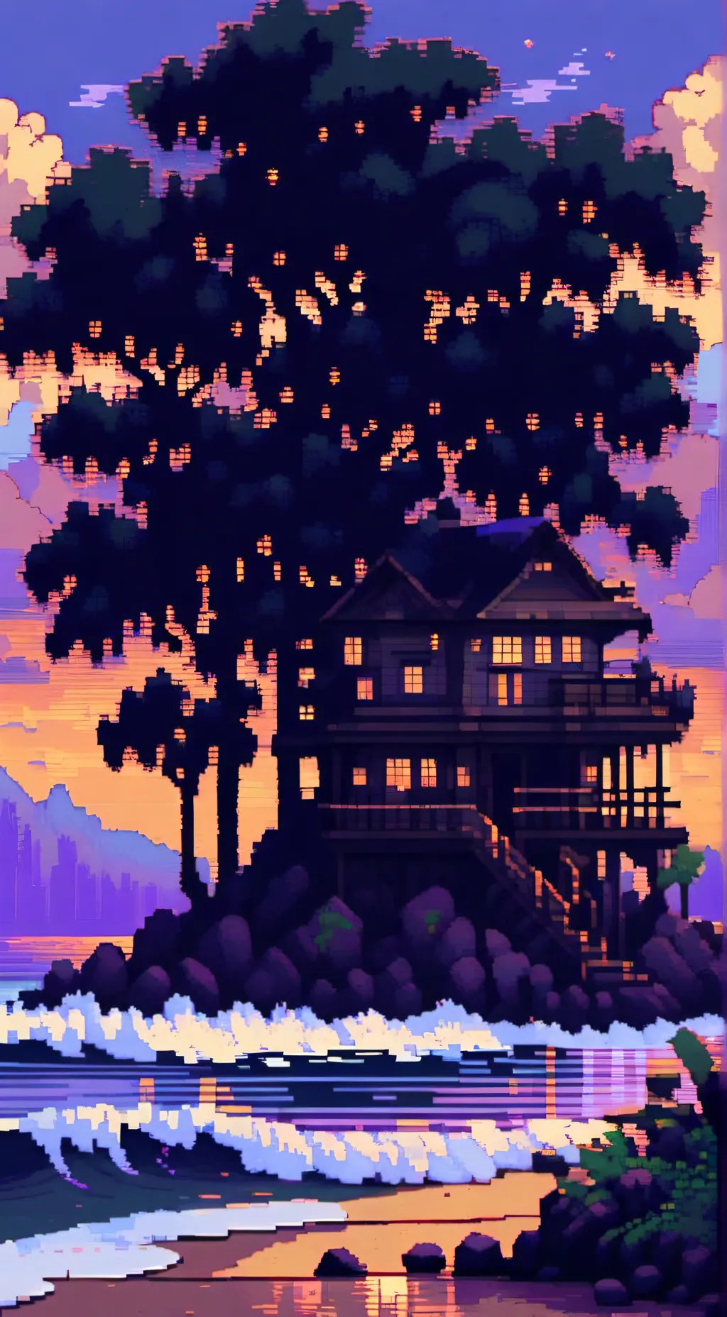 ai character: MD beach 🏖 background