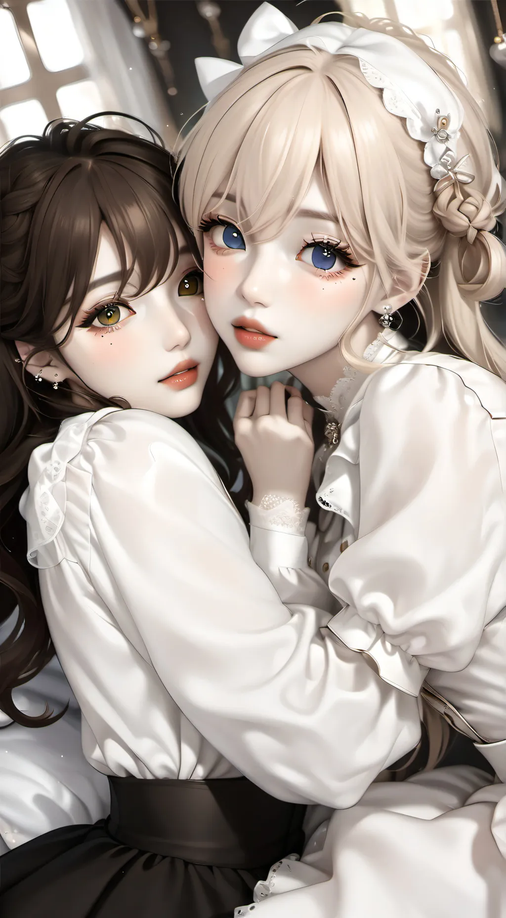 ai character: Hannah & Kayla background