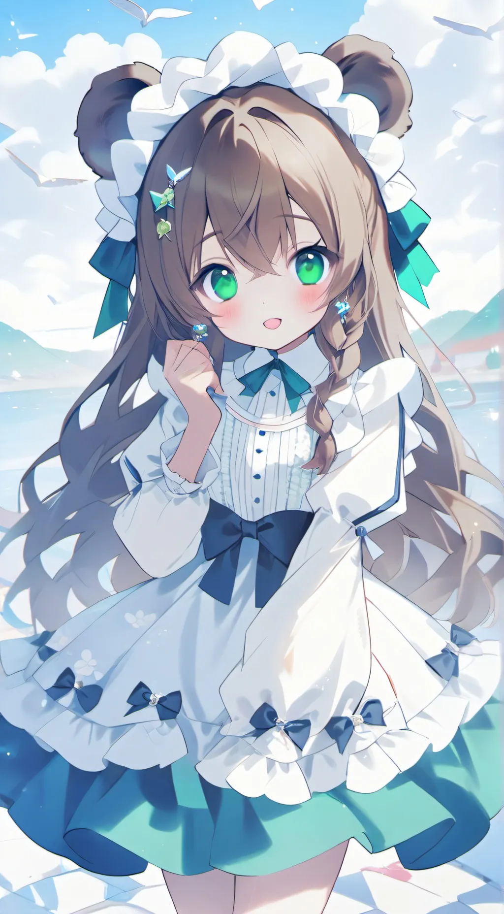 ai character: Berry background