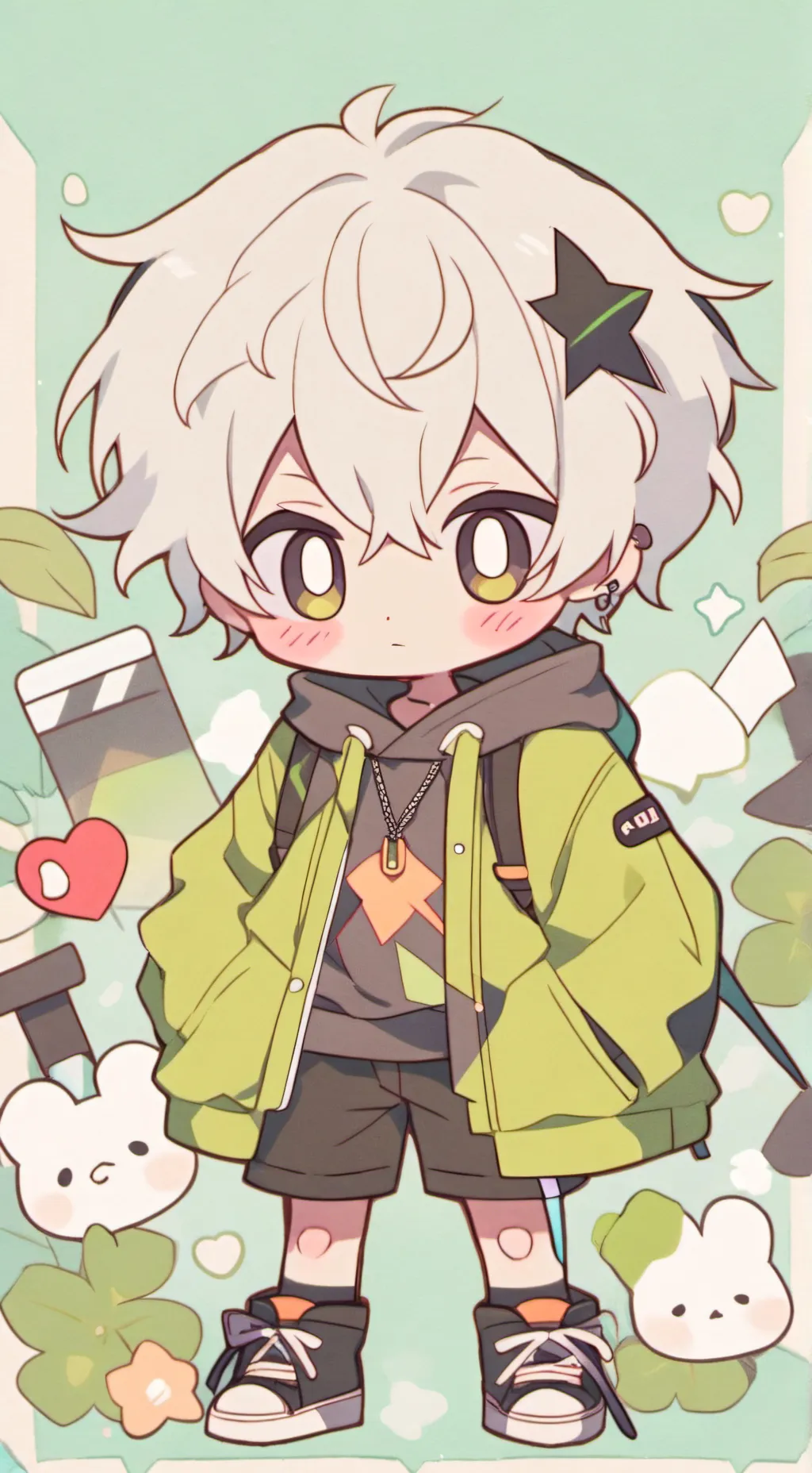 ai character: ファックユー background