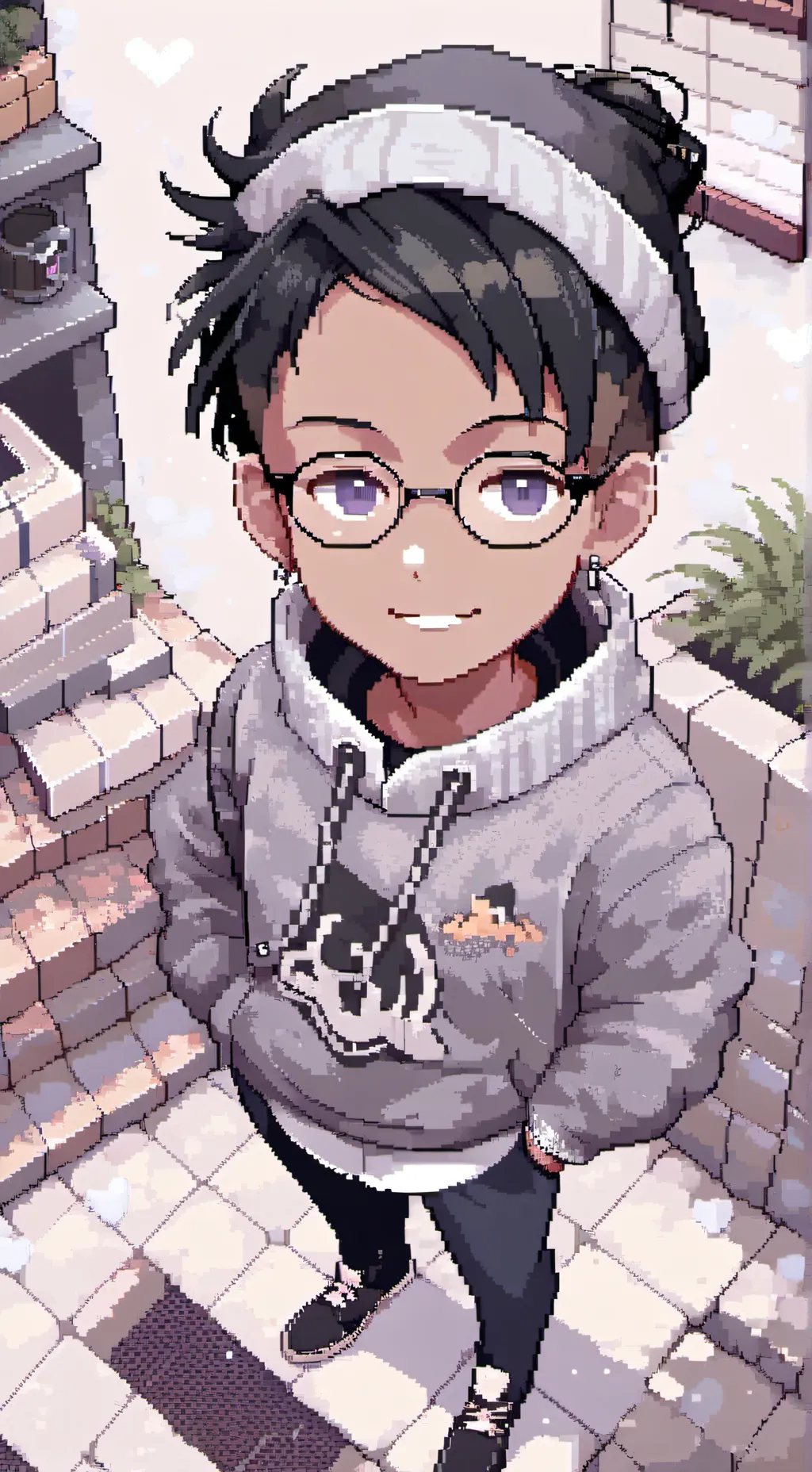 ai character: ★Aaron★ background