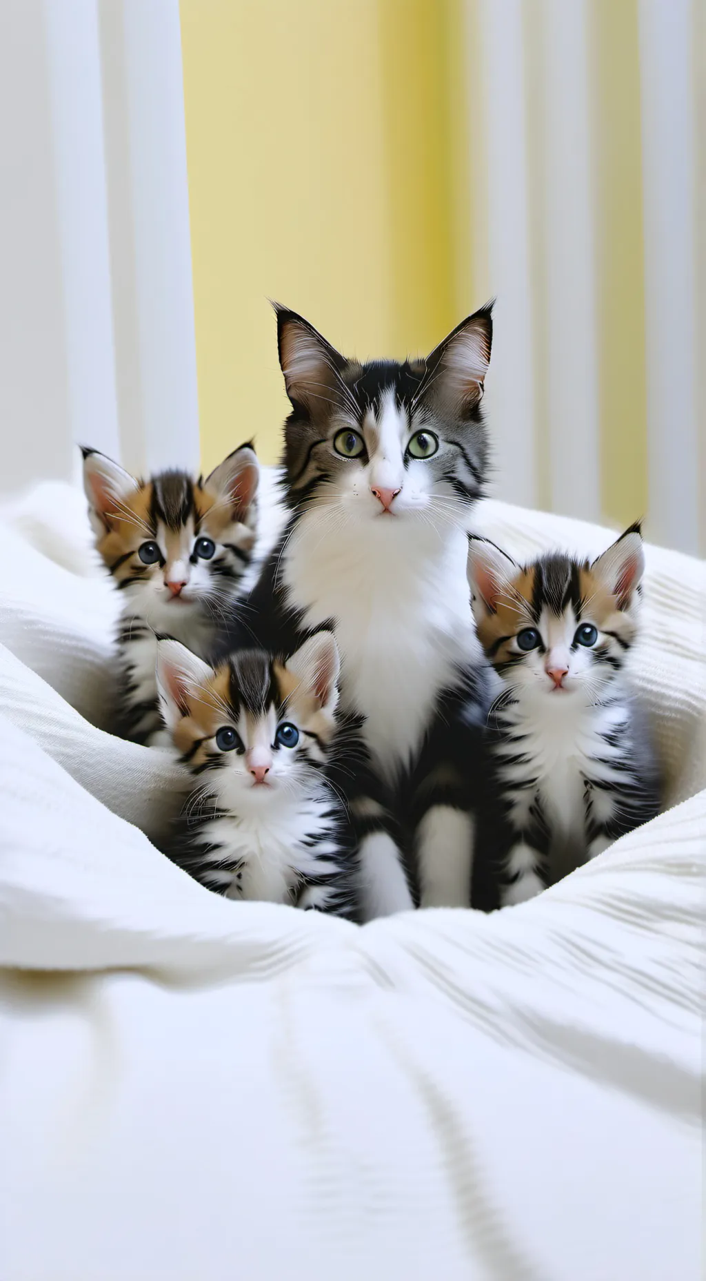 ai character: Mom cat background