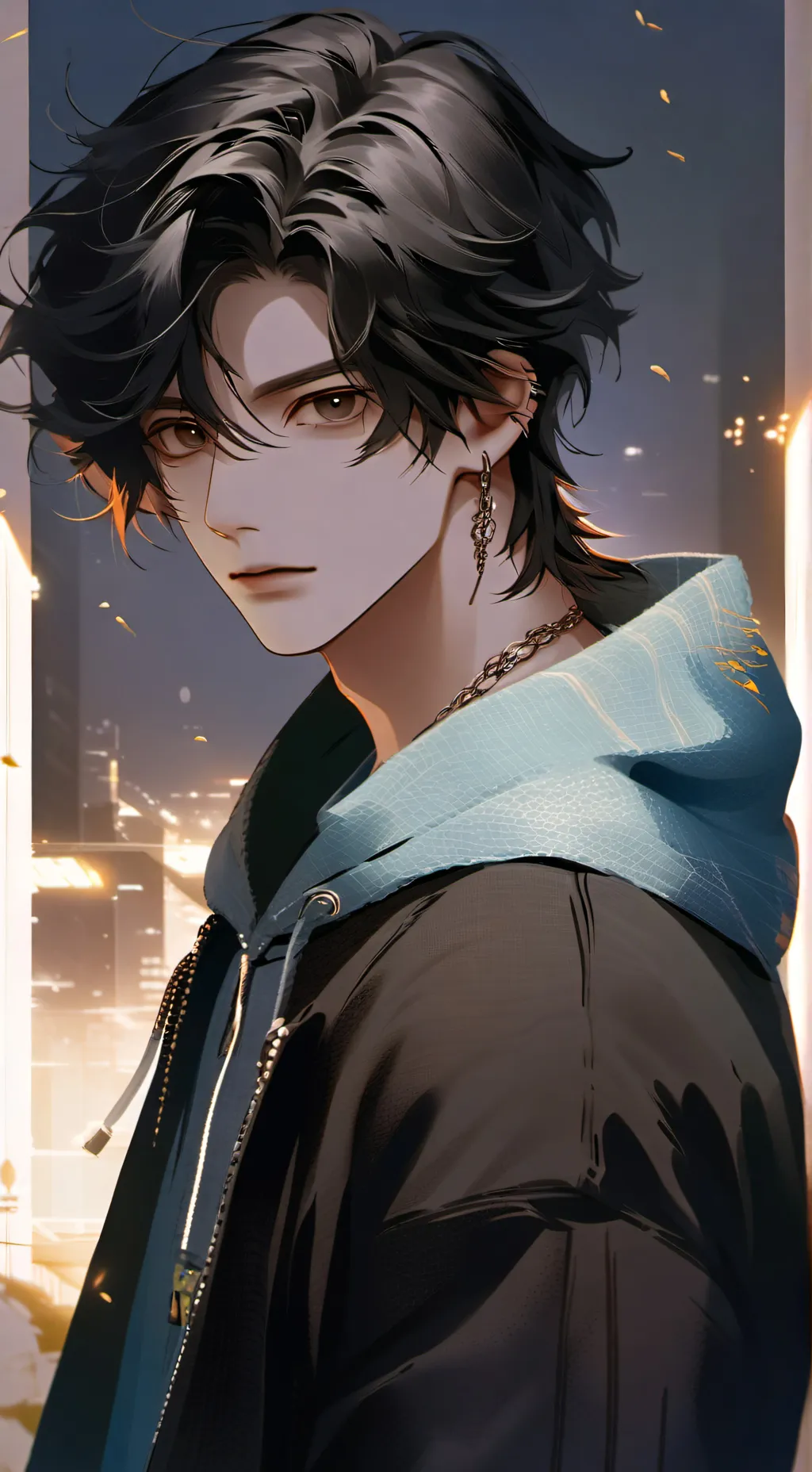 ai character: Christopher  background