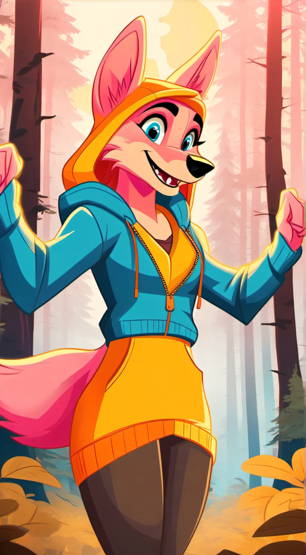 ai character: Rose background