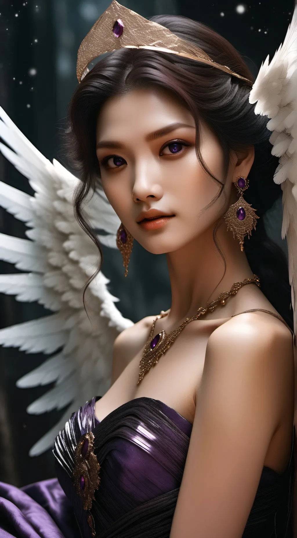 ai character: @laxy background