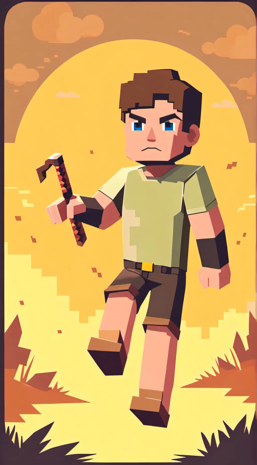 ai character: dOd background