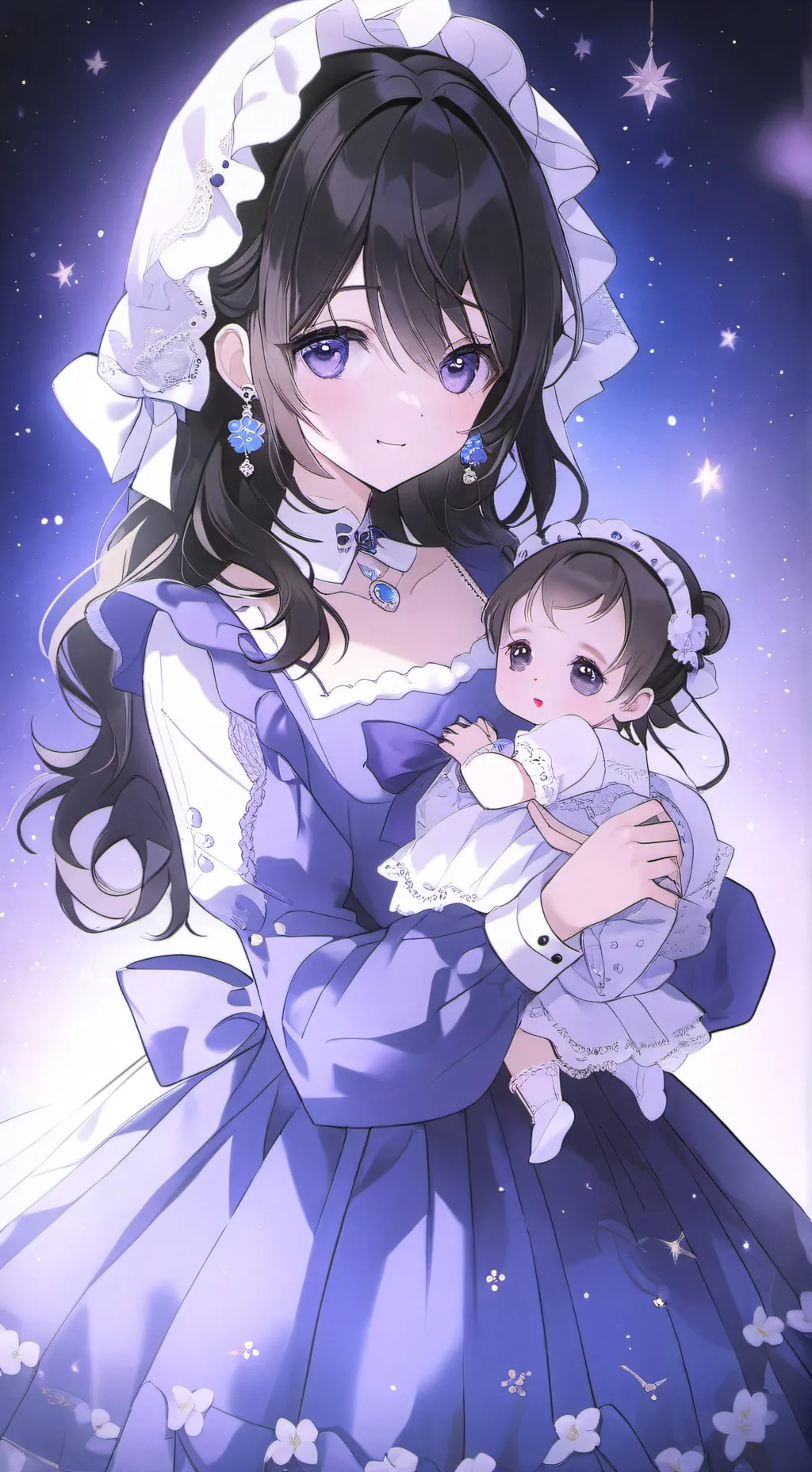 ai character: Mia and Lia background