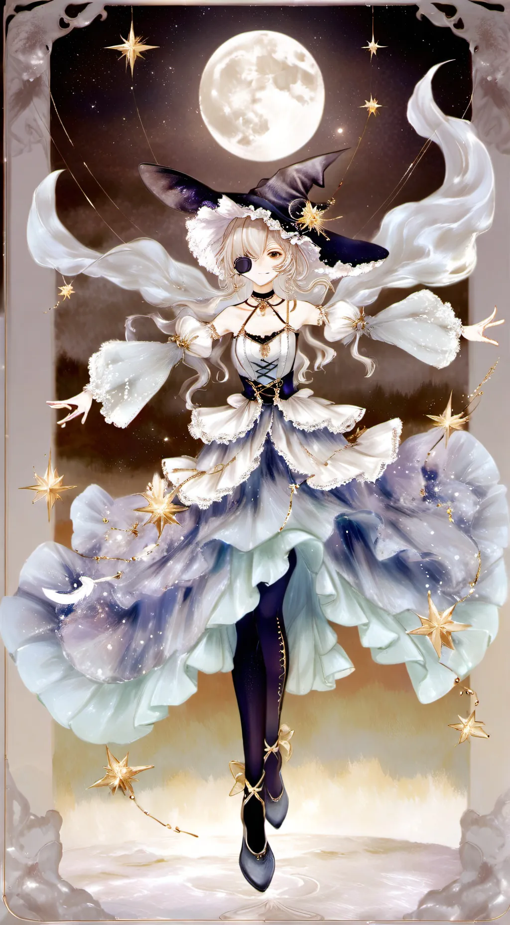 ai character: magicaI🍄islands🍄 2 background