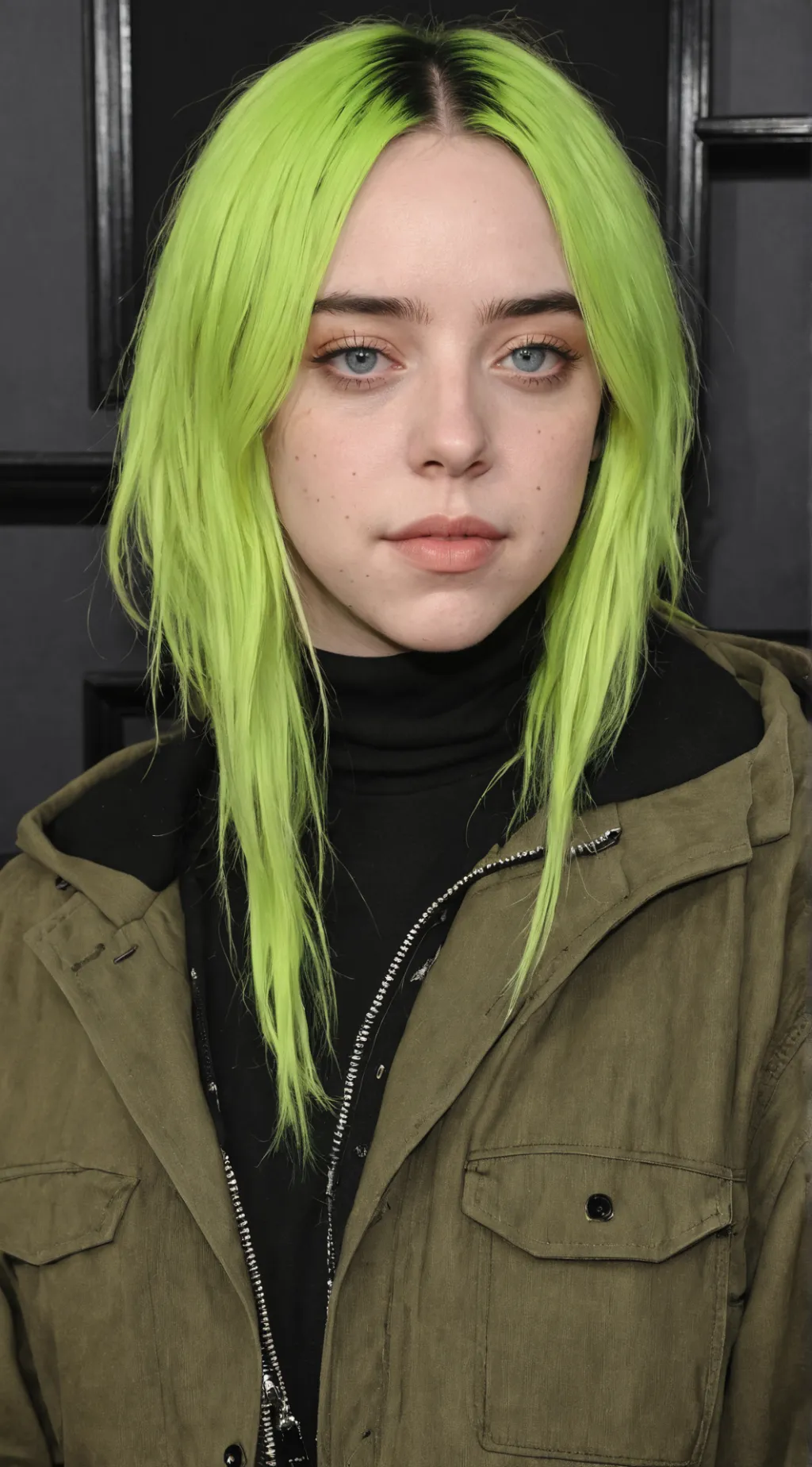 ai character: bilie eyelish background