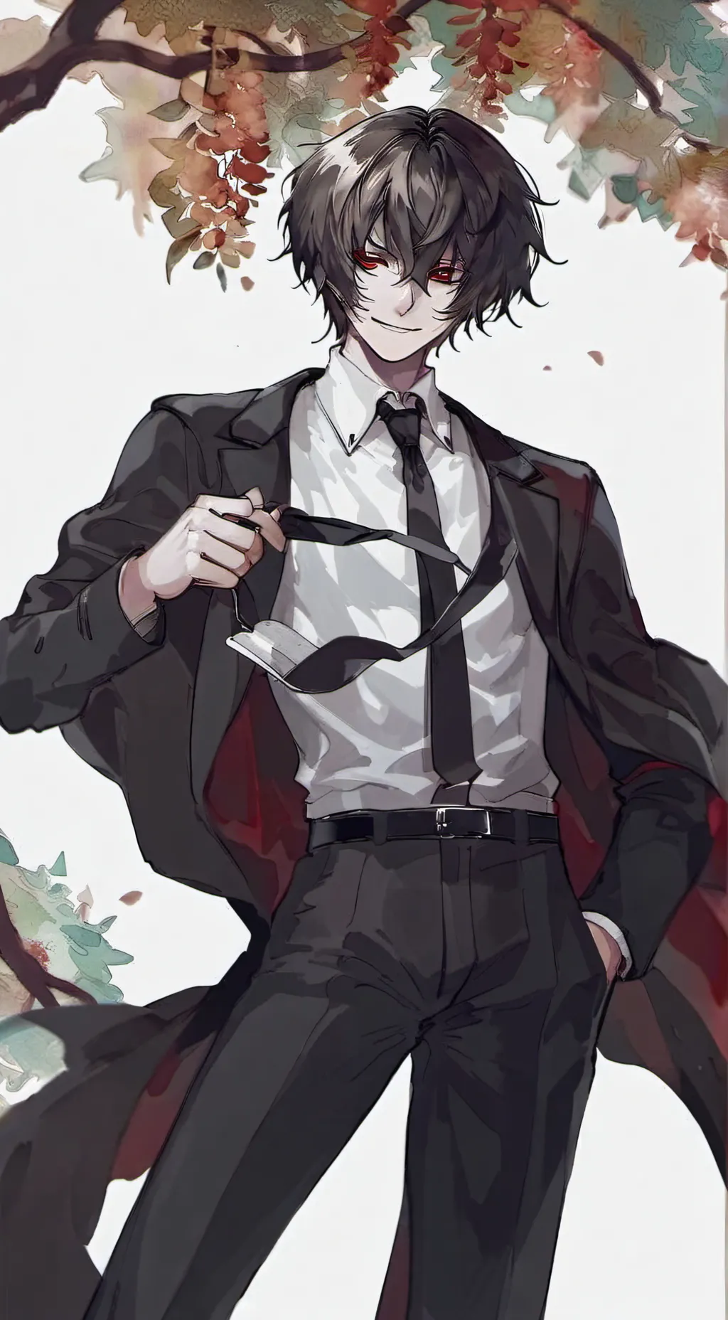 ai character: dazai Osamu background