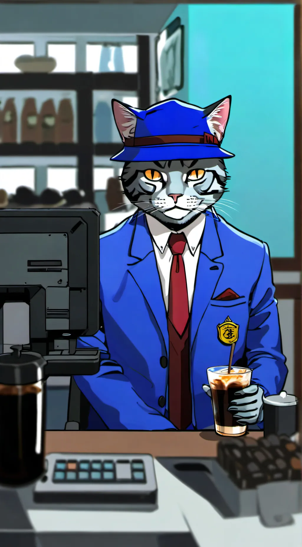 ai character: Pepe background