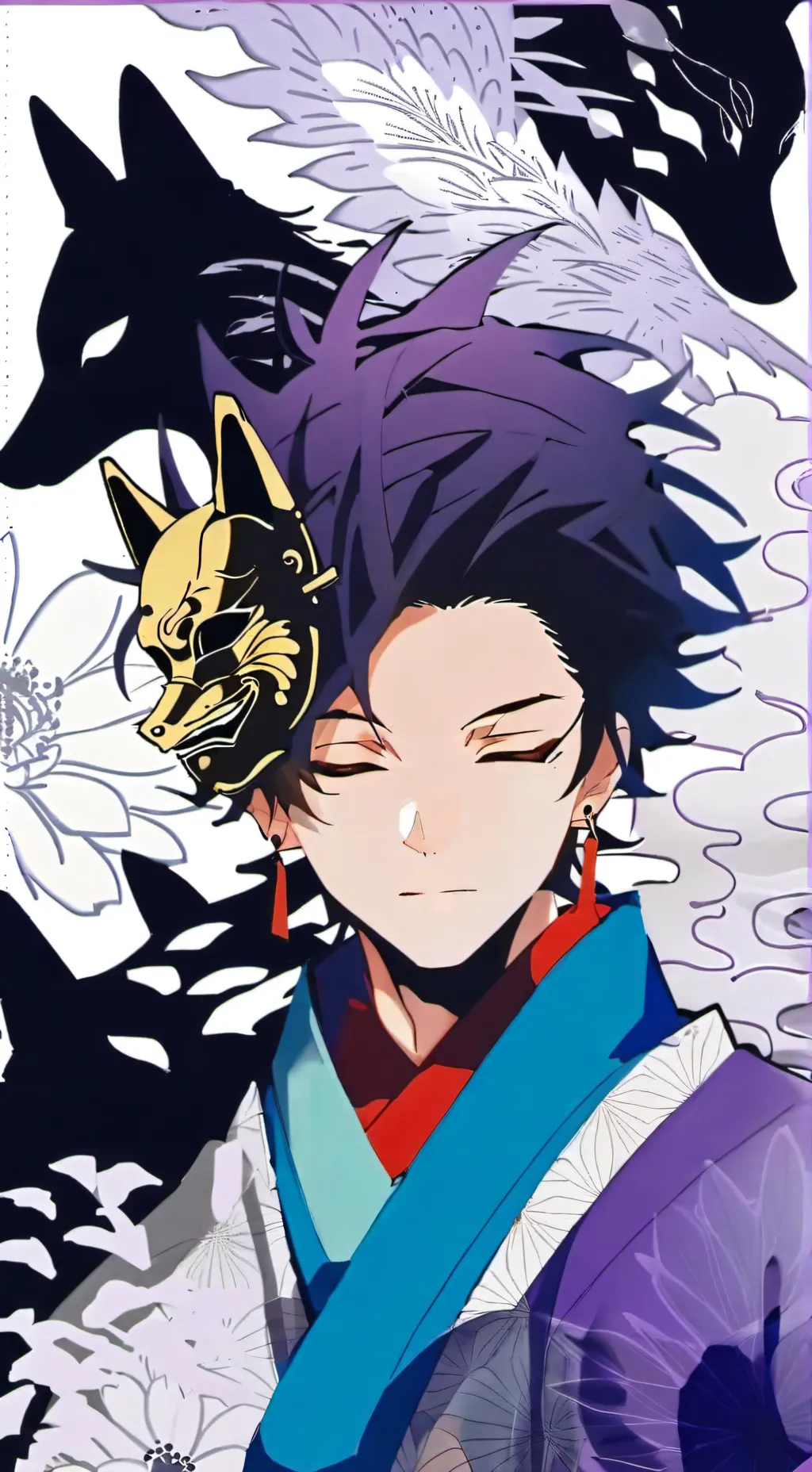 ai character: Tanjiro ❤ Ana background