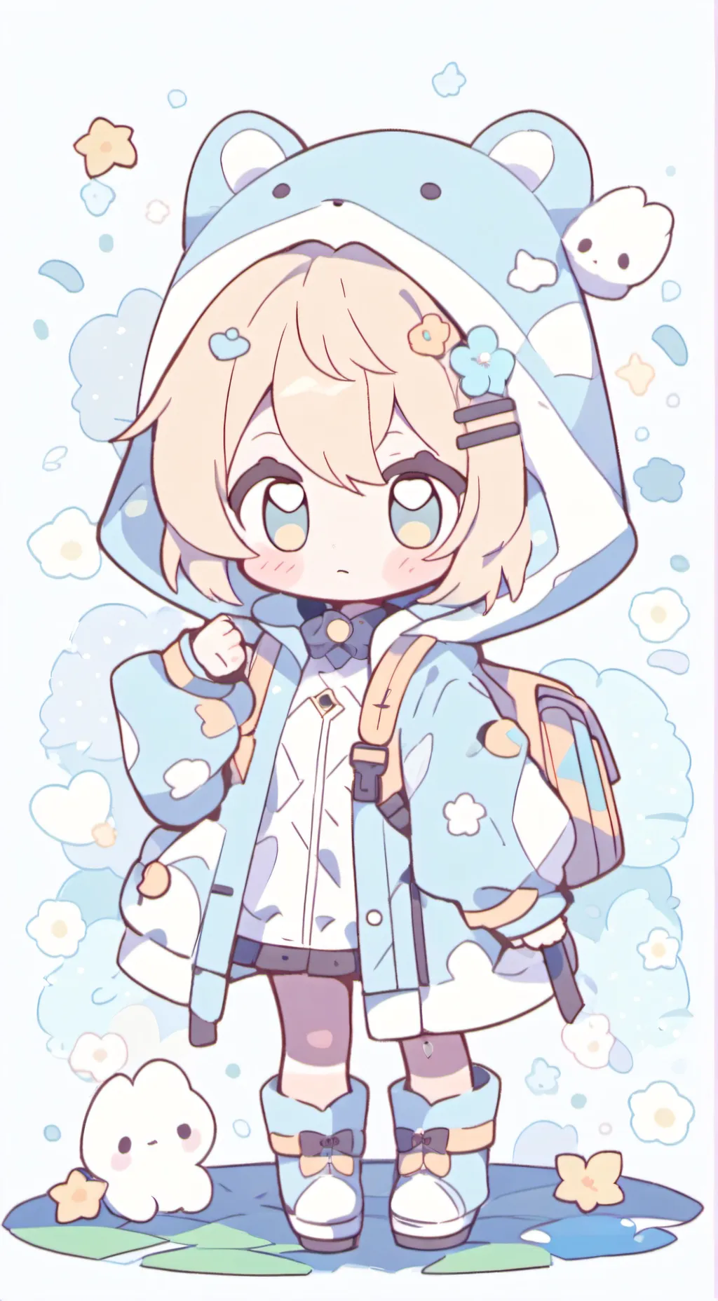 ai character: demon esley descul background